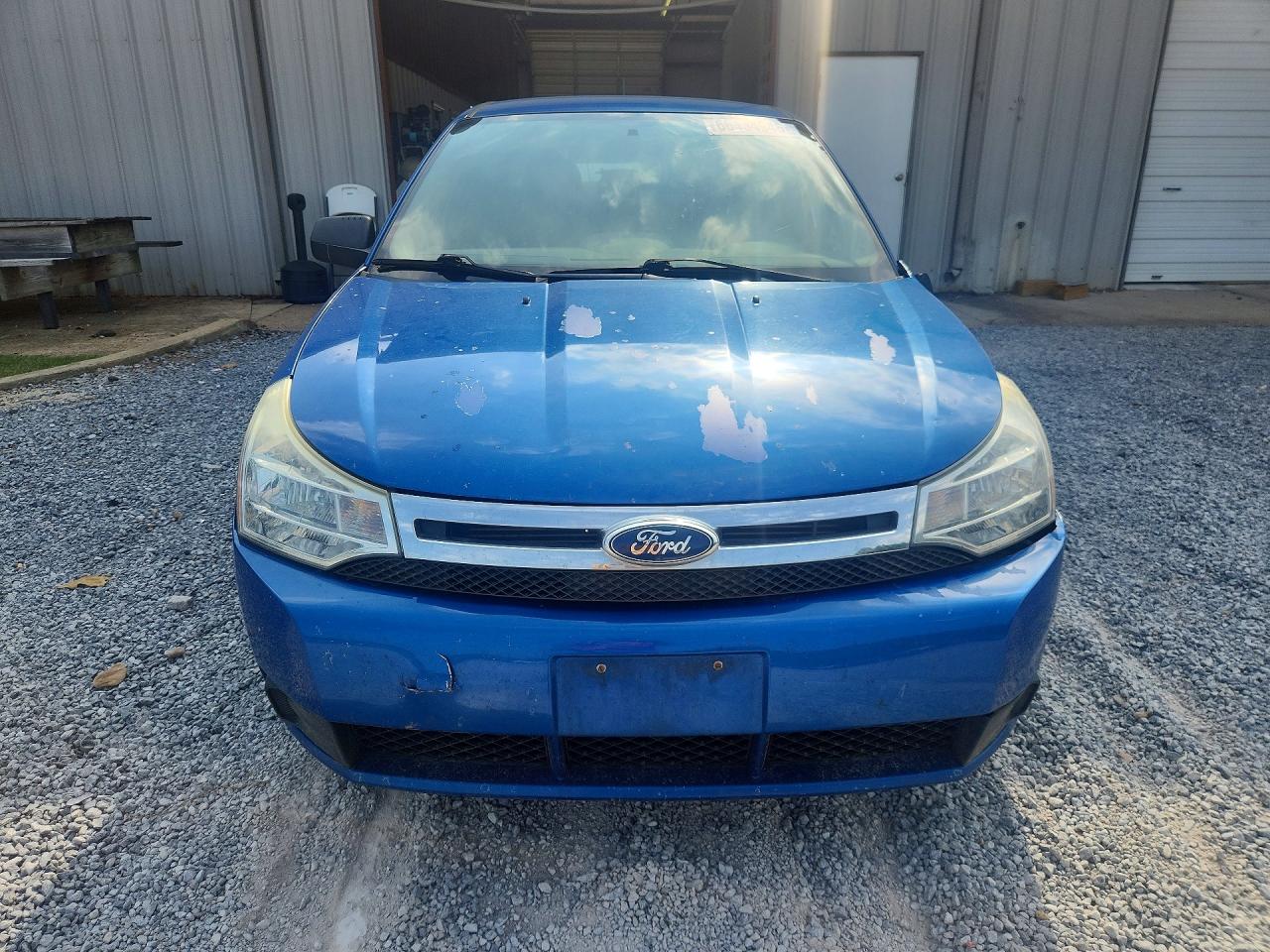 2010 Ford Focus Se Blue vin: 1FAHP3FN1AW201106