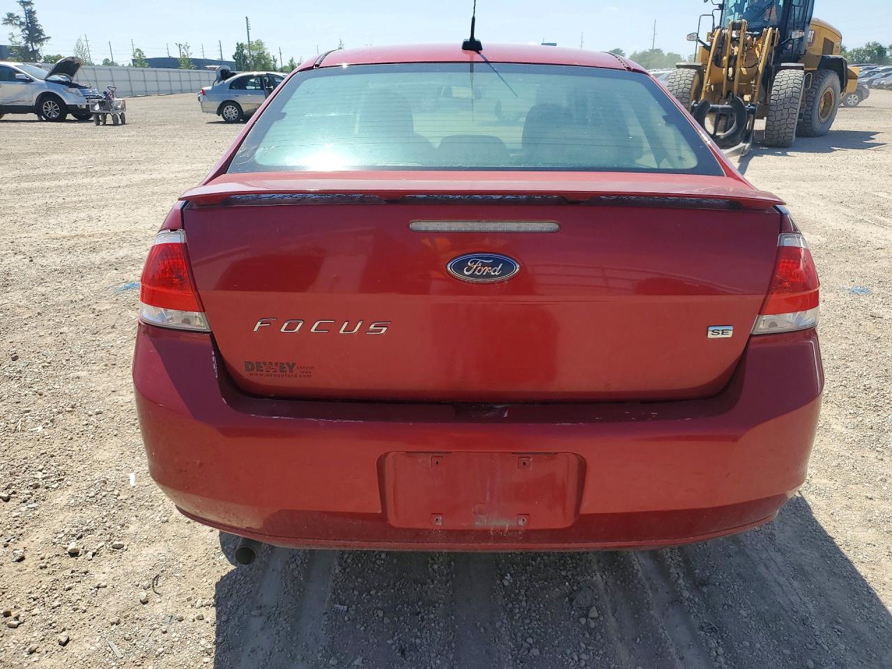 2010 Ford Focus Se Red vin: 1FAHP3FN1AW207245