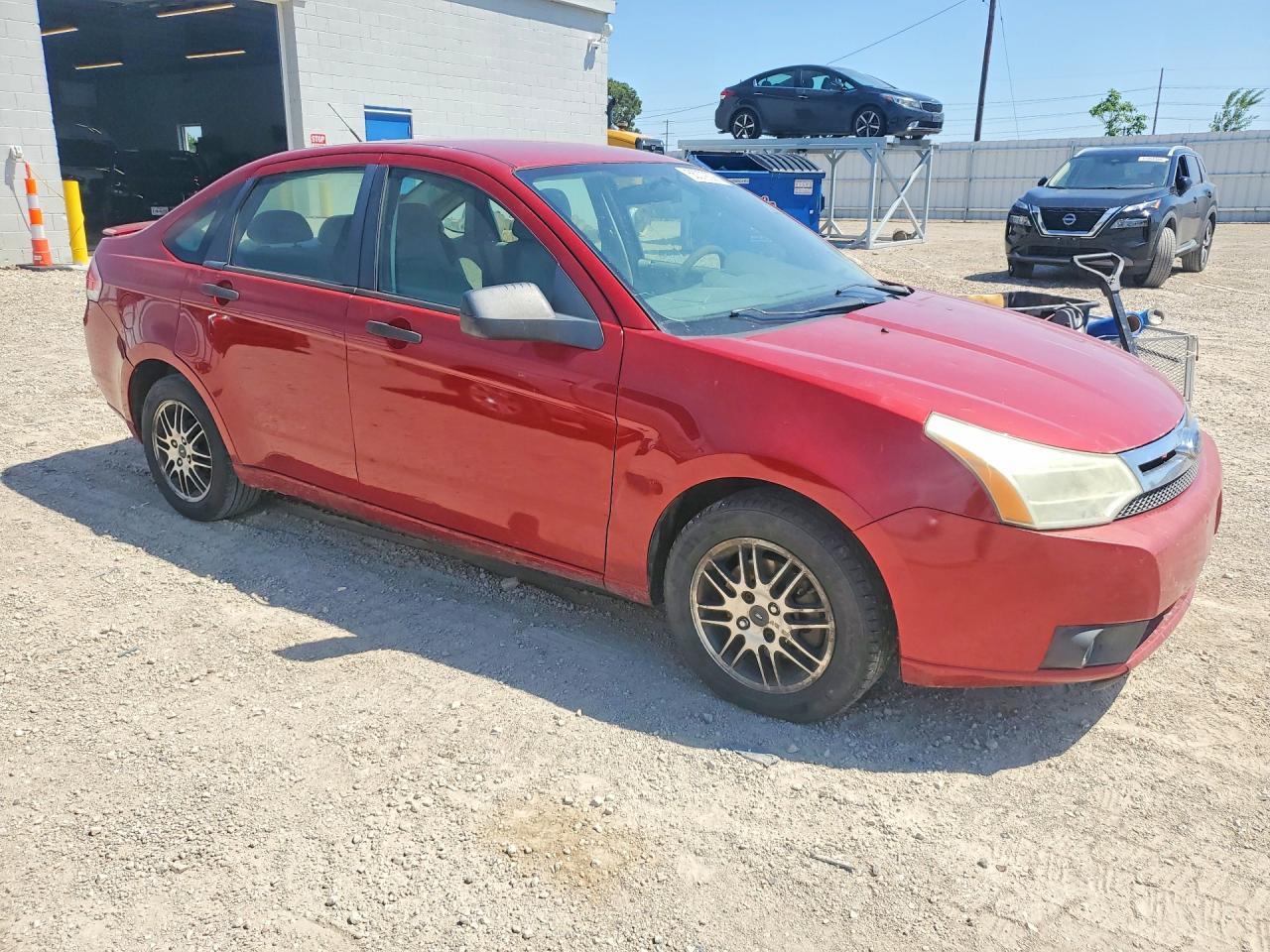 2010 Ford Focus Se Red vin: 1FAHP3FN1AW207245