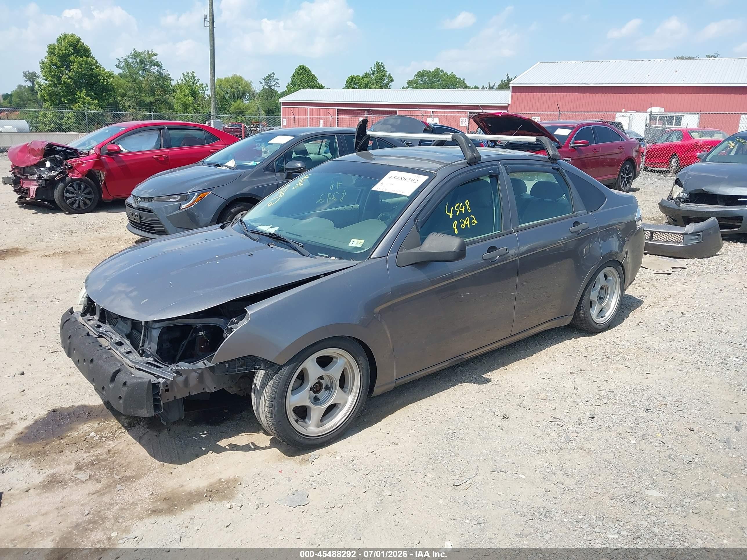 2010 Ford Focus Se Gray vin: 1FAHP3FN1AW211263