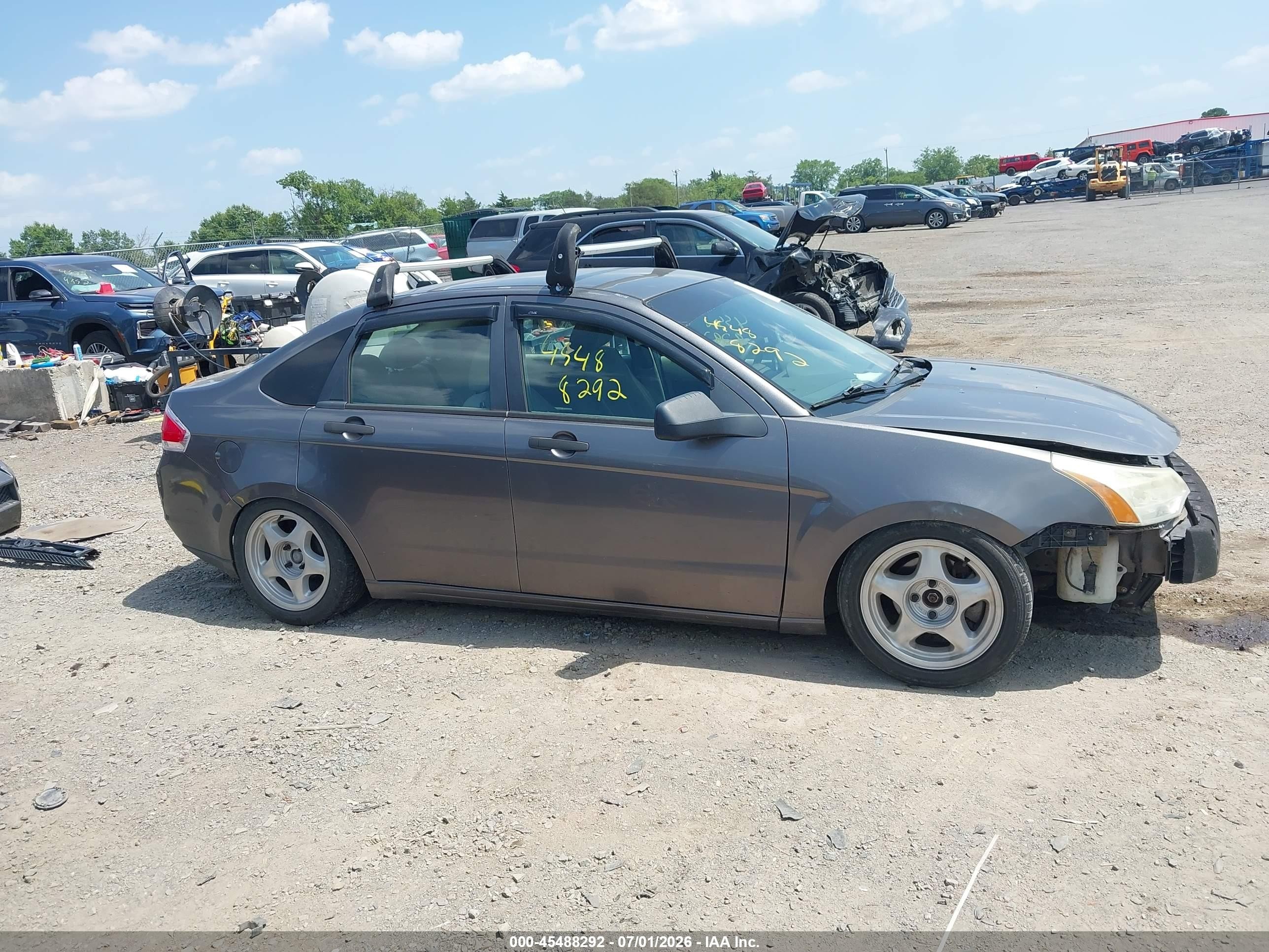 2010 Ford Focus Se Gray vin: 1FAHP3FN1AW211263
