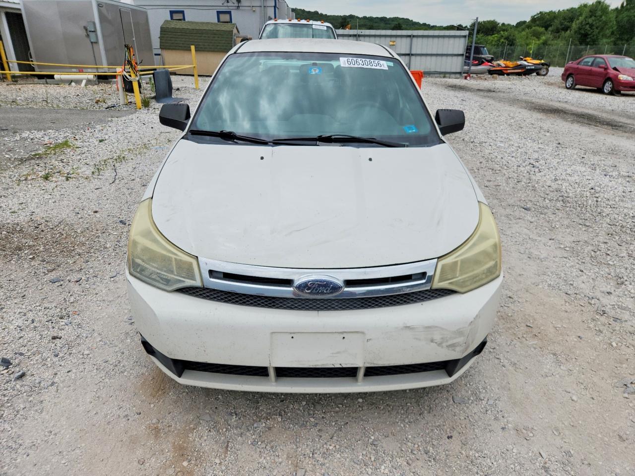 2010 Ford Focus Se White vin: 1FAHP3FN1AW214356