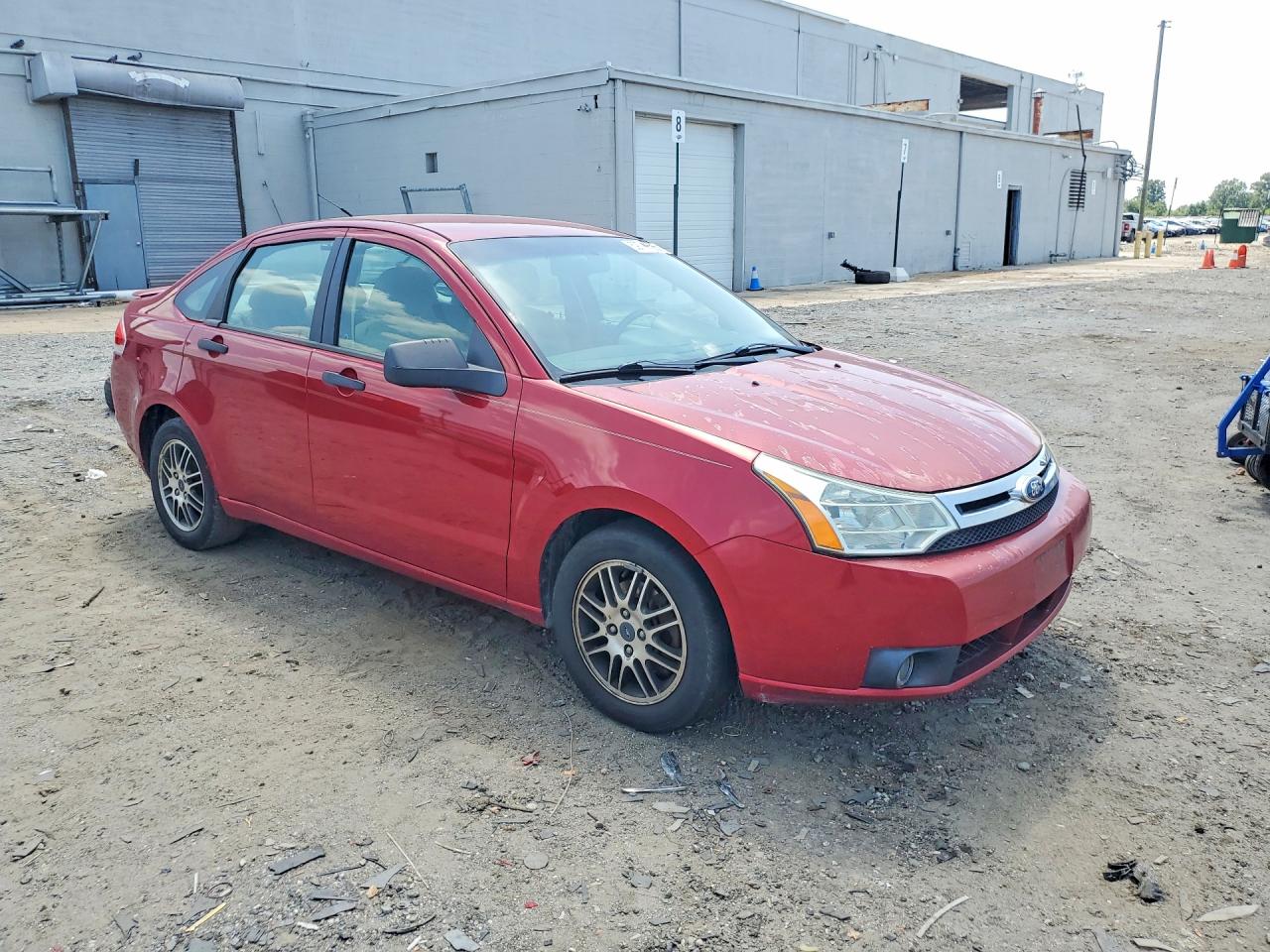 2010 Ford Focus Se Red vin: 1FAHP3FN1AW238544