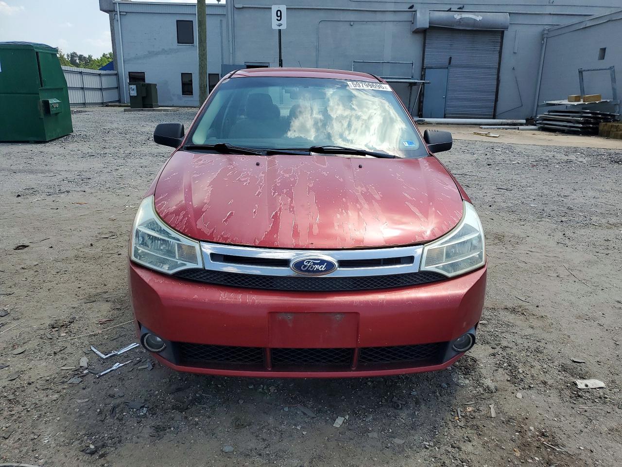 2010 Ford Focus Se Red vin: 1FAHP3FN1AW238544