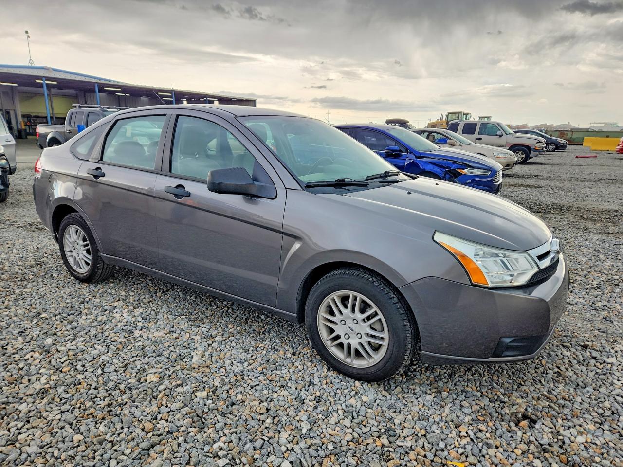2010 Ford Focus Se Gray vin: 1FAHP3FN1AW256364
