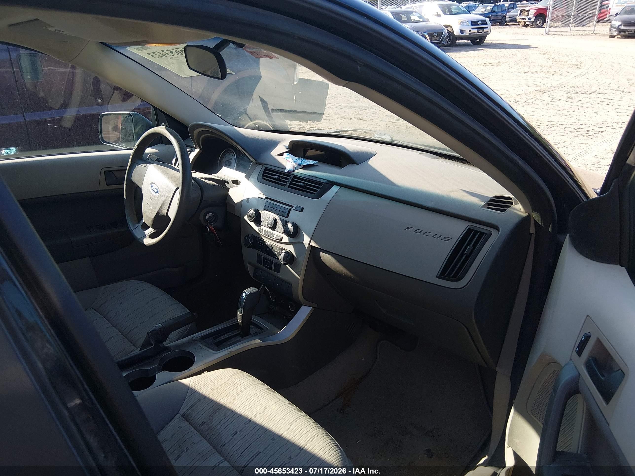 2010 Ford Focus Se Black vin: 1FAHP3FN1AW298324