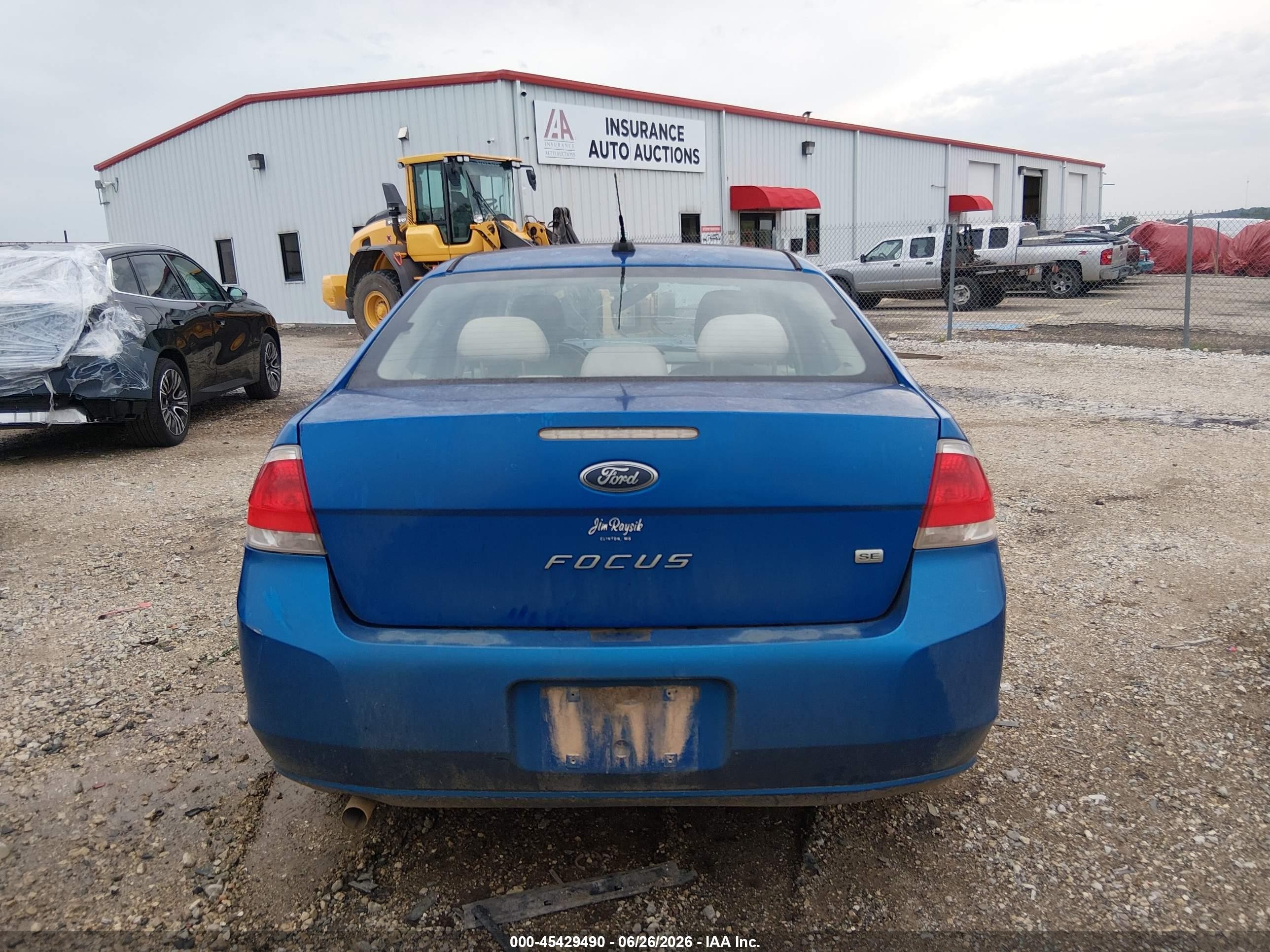 2011 Ford Focus Se Blue vin: 1FAHP3FN1BW106711