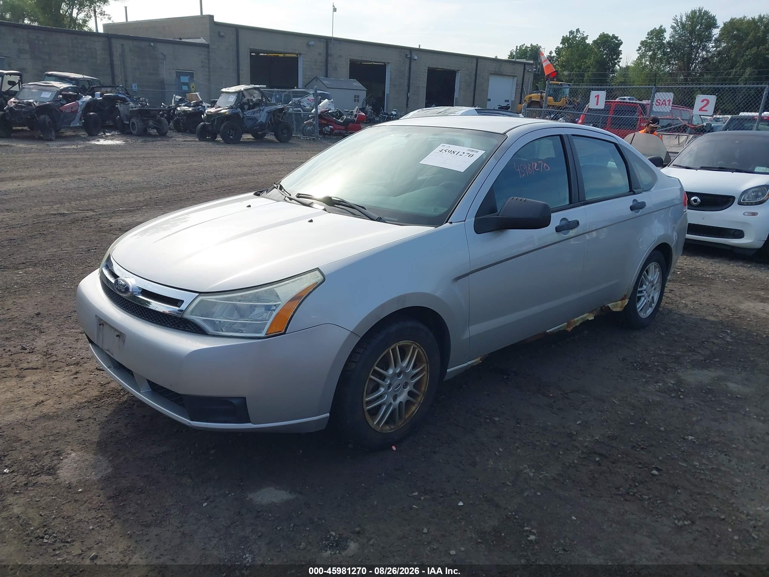 2011 Ford Focus Se Silver vin: 1FAHP3FN1BW121435