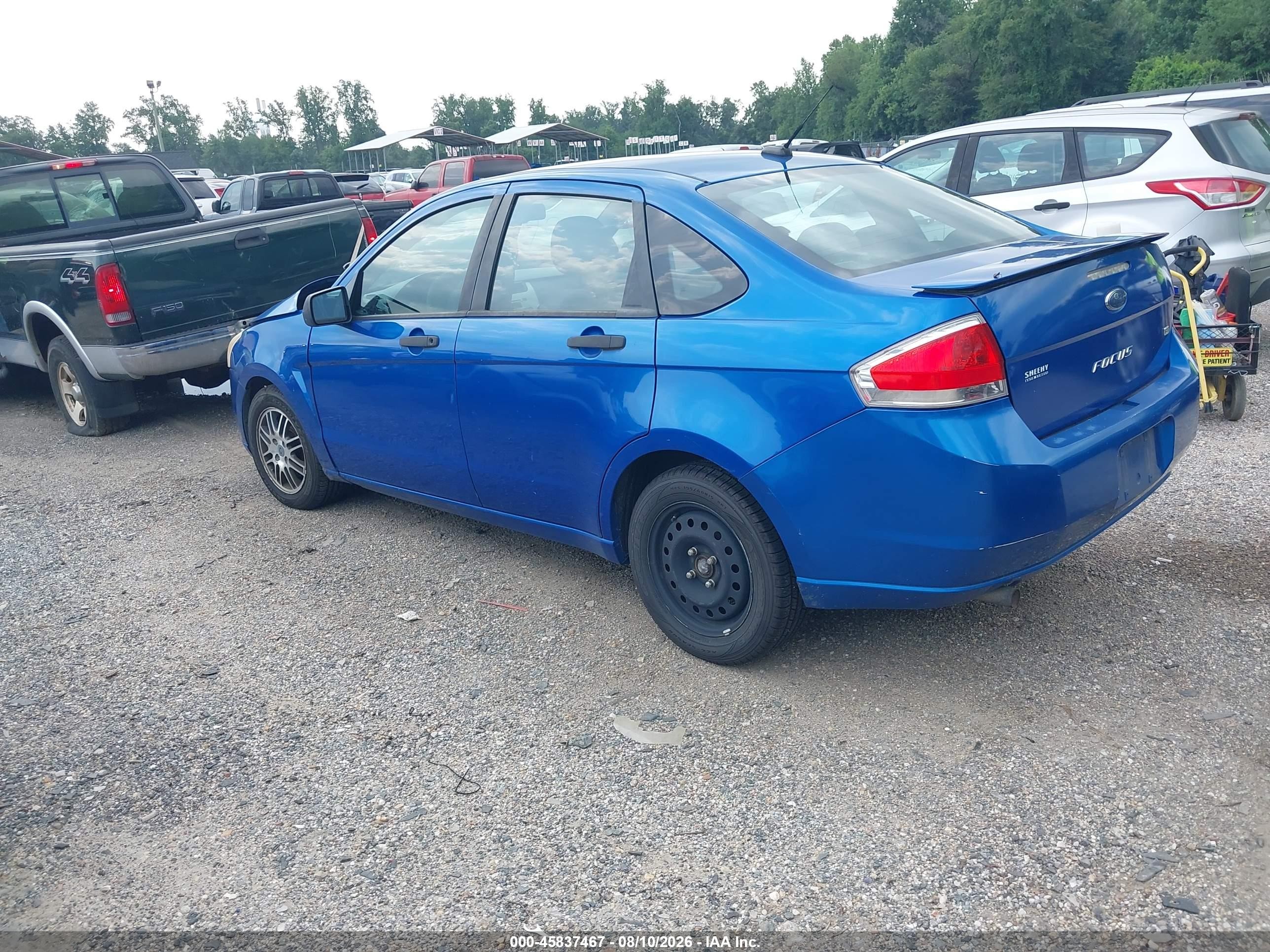 2011 Ford Focus Se Blue vin: 1FAHP3FN1BW160171