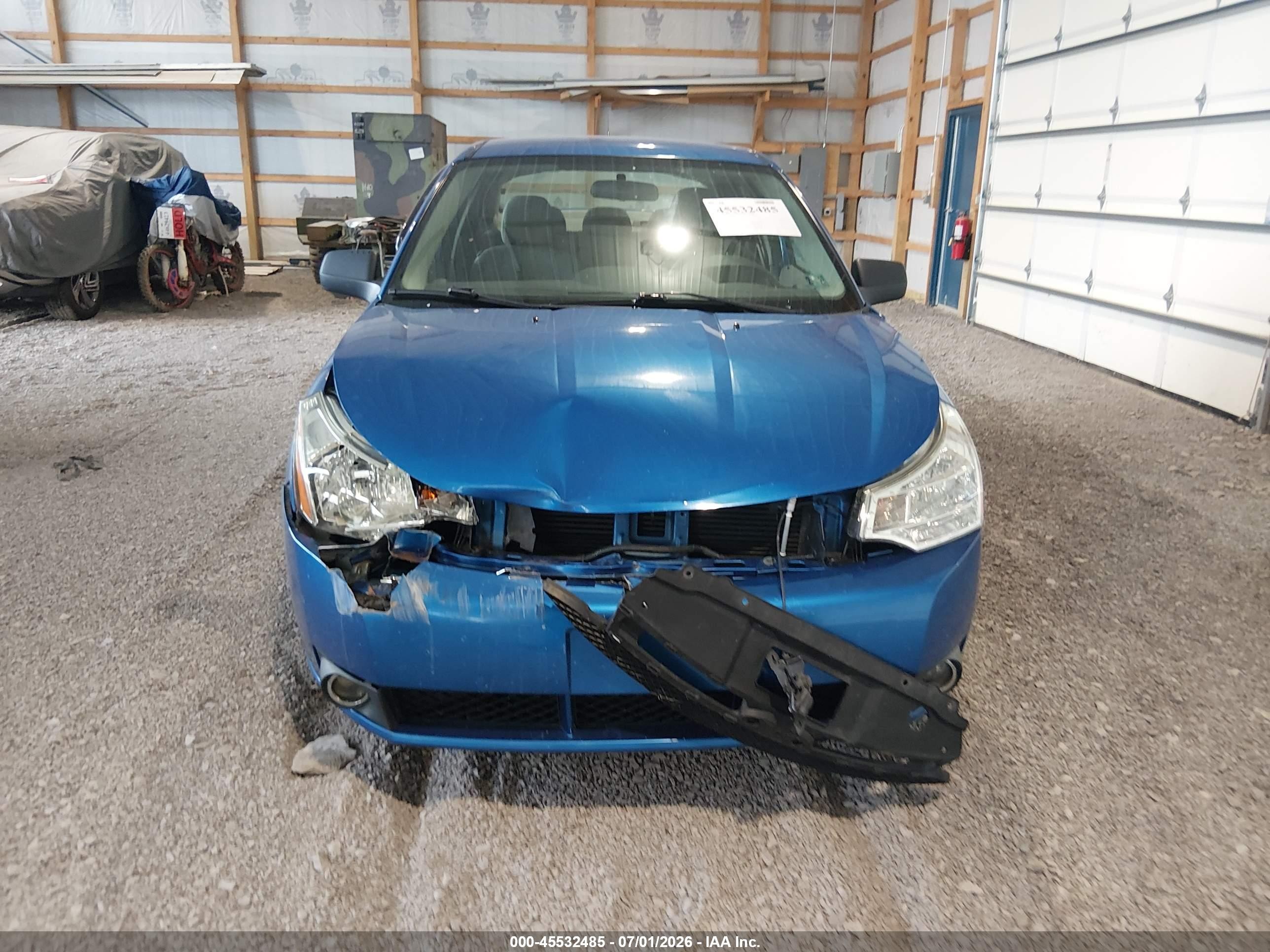 2011 Ford Focus Se Синий vin: 1FAHP3FN1BW169470