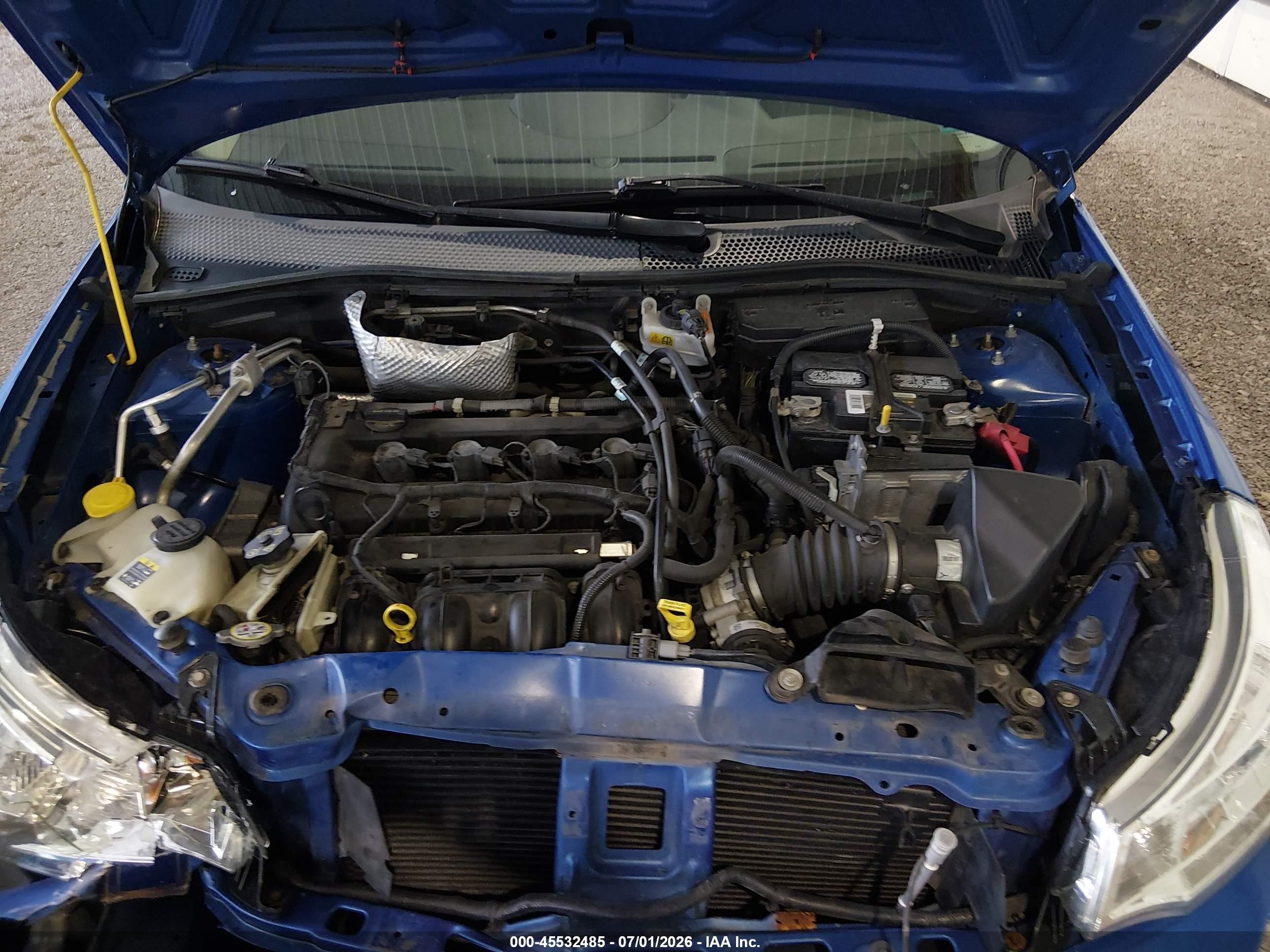 2011 Ford Focus Se Синий vin: 1FAHP3FN1BW169470