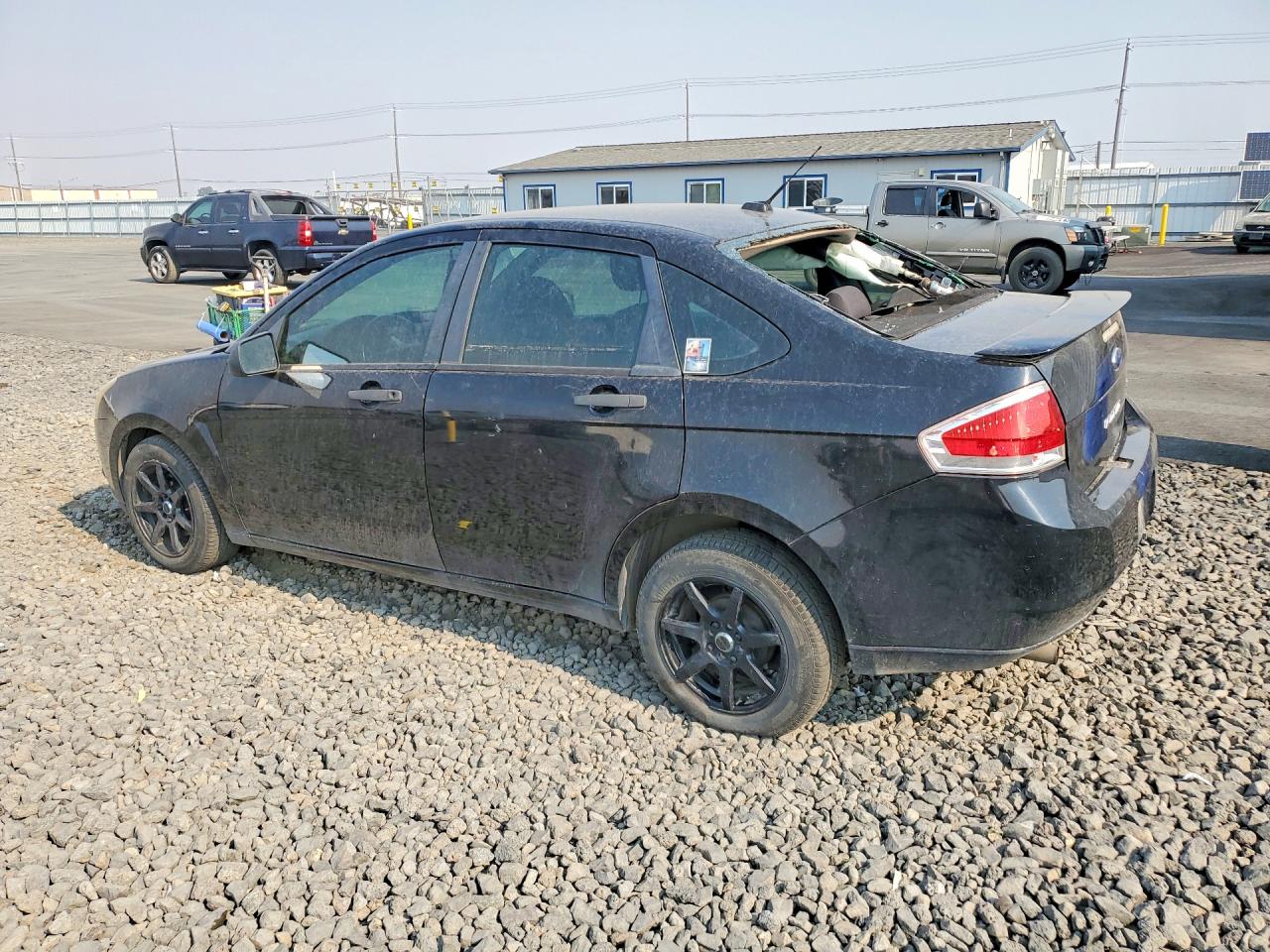 2011 Ford Focus Se Black vin: 1FAHP3FN1BW181862