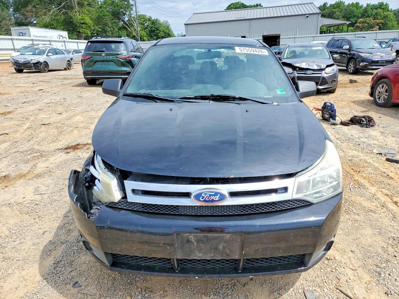 2011 Ford Focus Se Black vin: 1FAHP3FN1BW189170