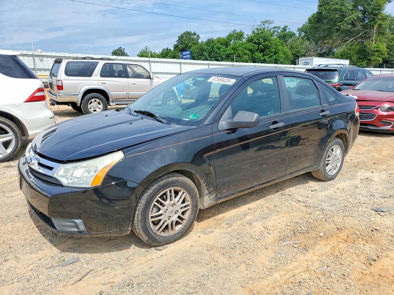 2011 Ford Focus Se Черный vin: 1FAHP3FN1BW189170