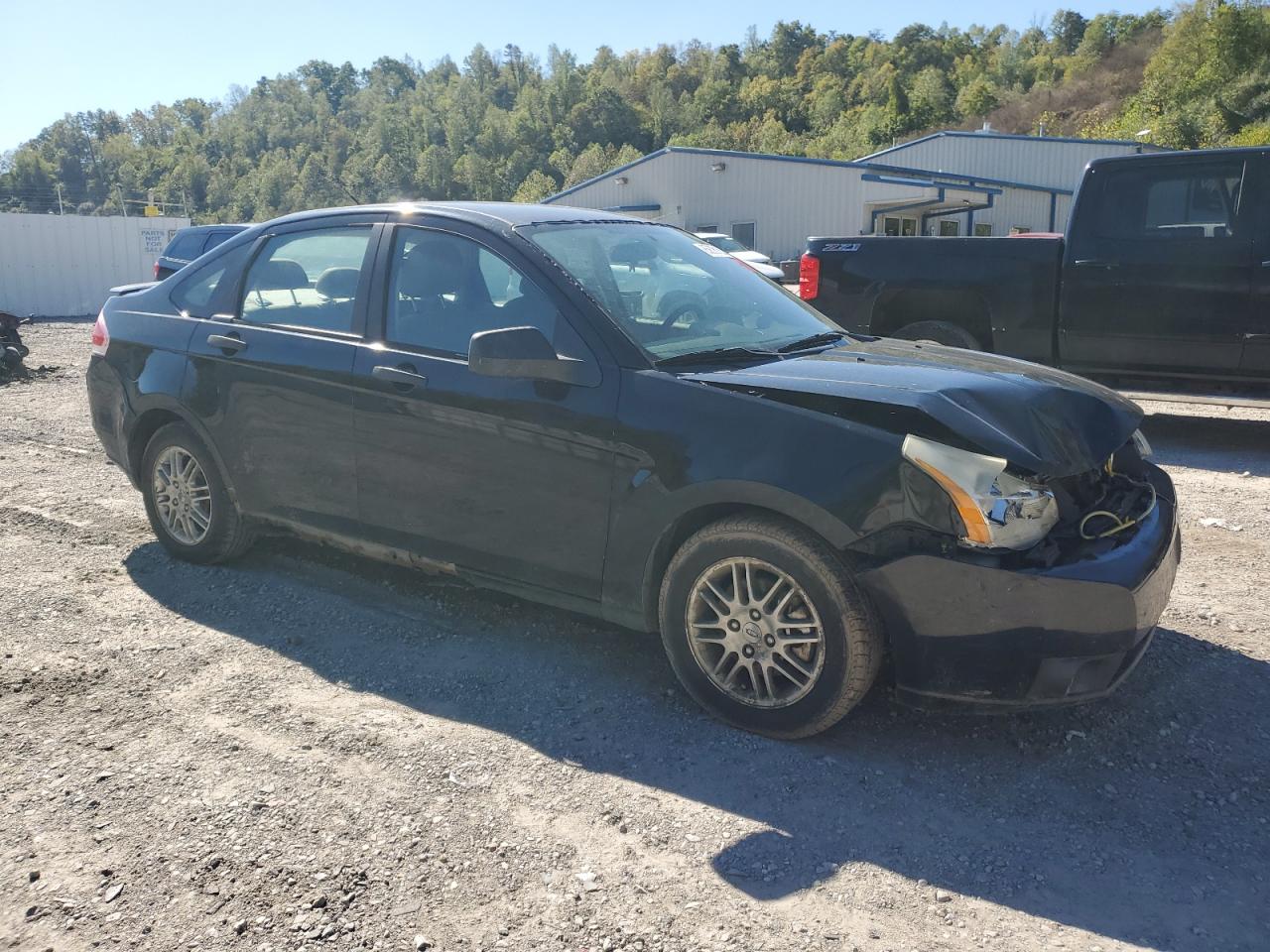2011 Ford Focus Se Черный vin: 1FAHP3FN1BW195566