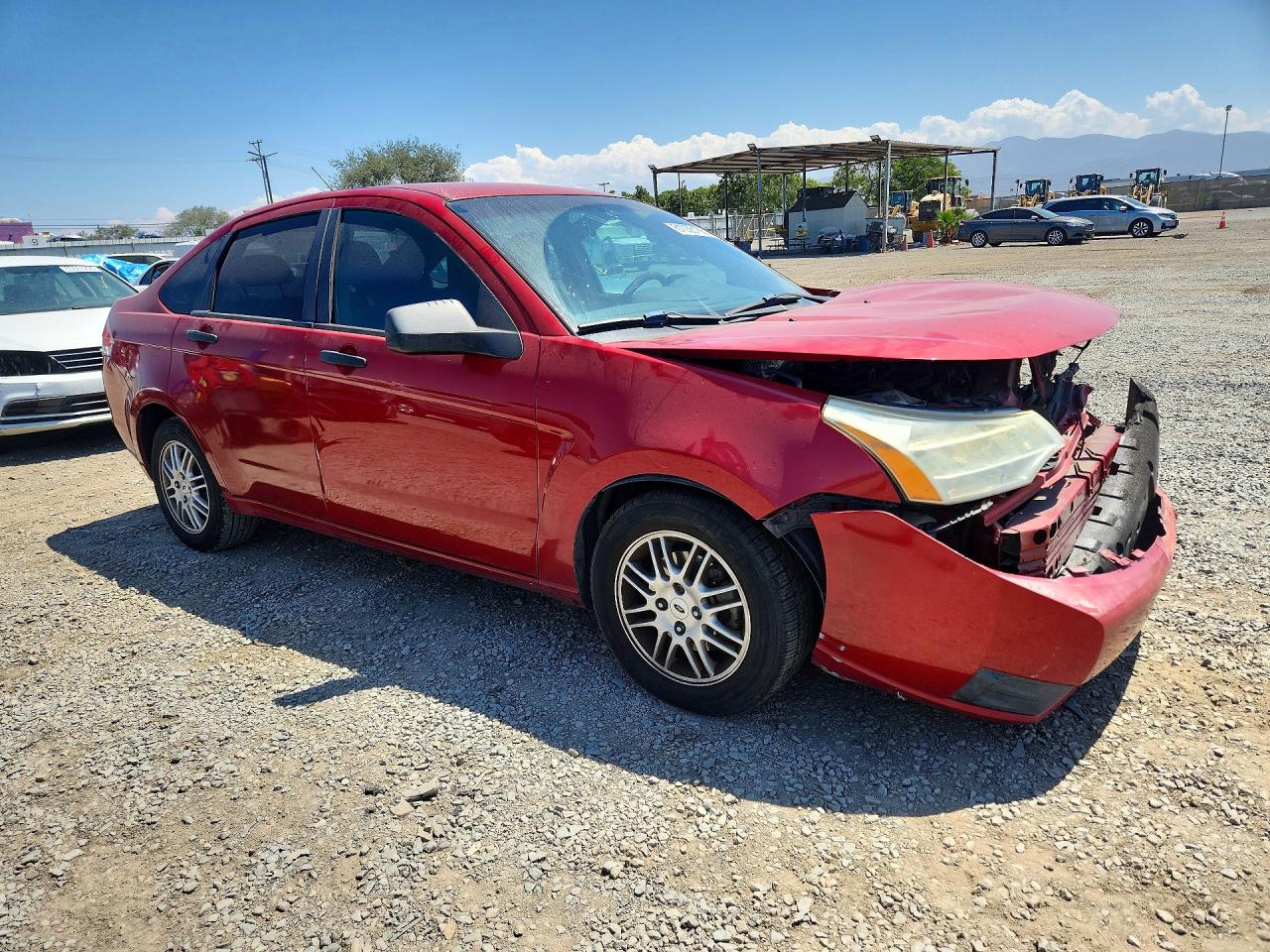 2010 Ford Focus Se Red vin: 1FAHP3FN2AW114153
