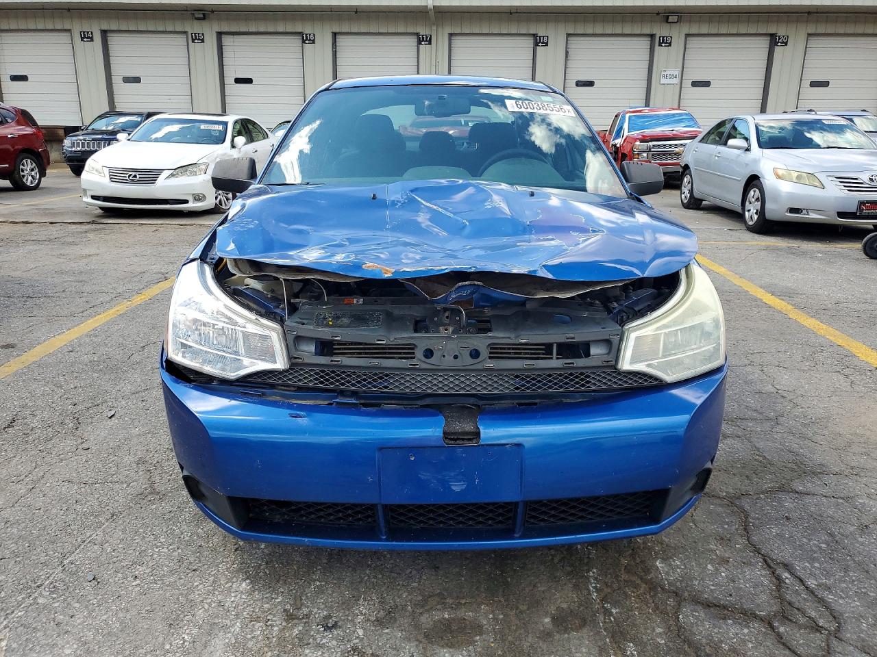 2010 Ford Focus Se Blue vin: 1FAHP3FN2AW205326