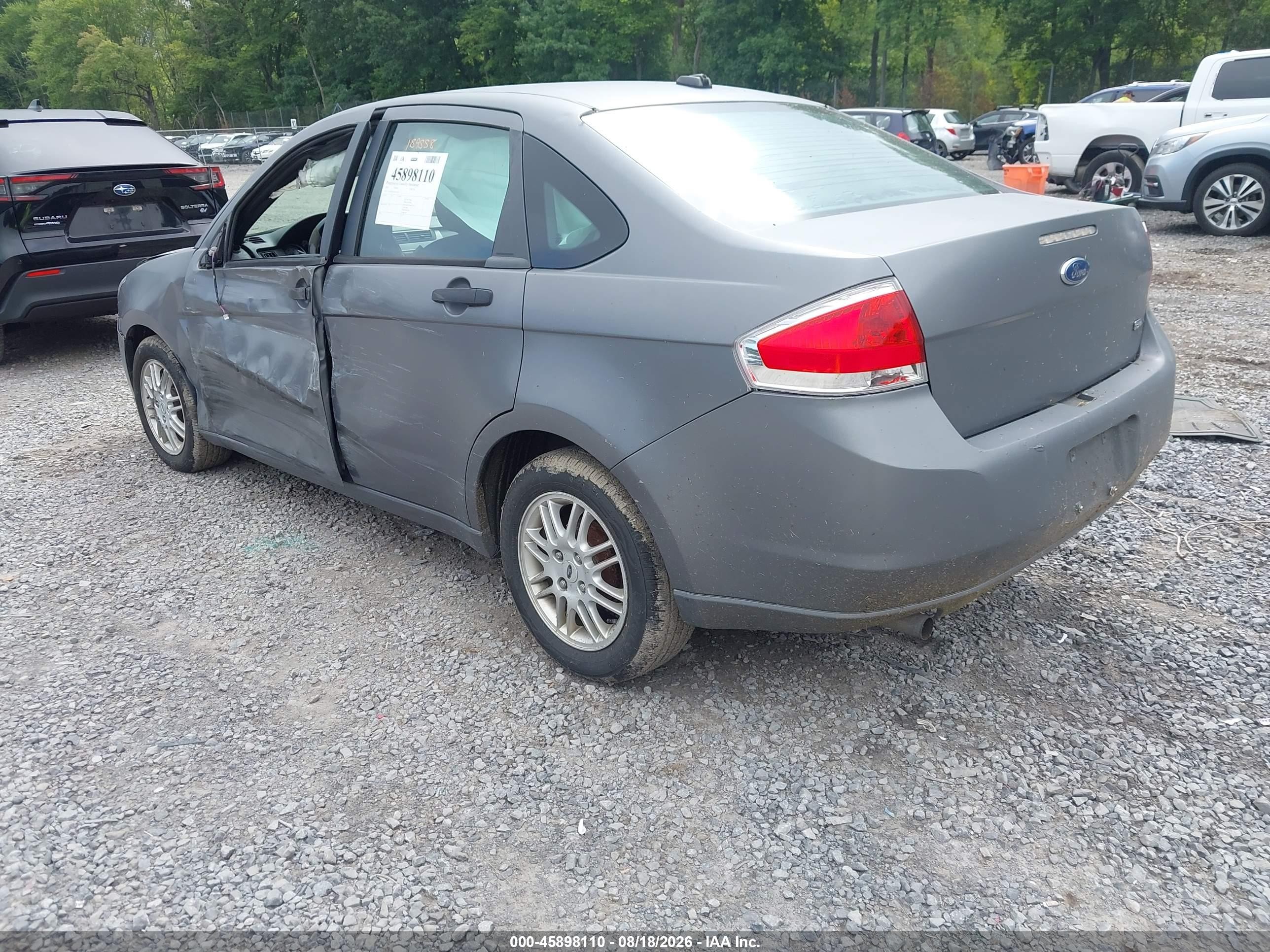 2010 Ford Focus Se Серый vin: 1FAHP3FN2AW210106