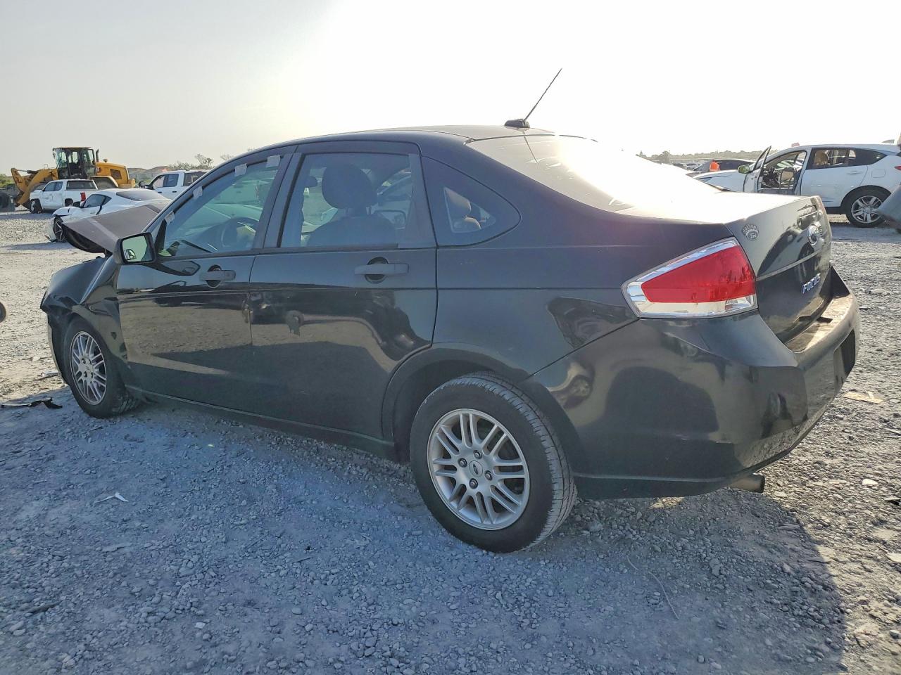 2010 Ford Focus Se Black vin: 1FAHP3FN2AW276865