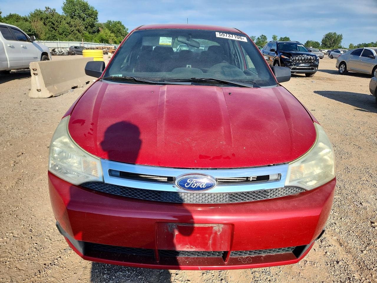 2010 Ford Focus Se Maroon vin: 1FAHP3FN2AW277255
