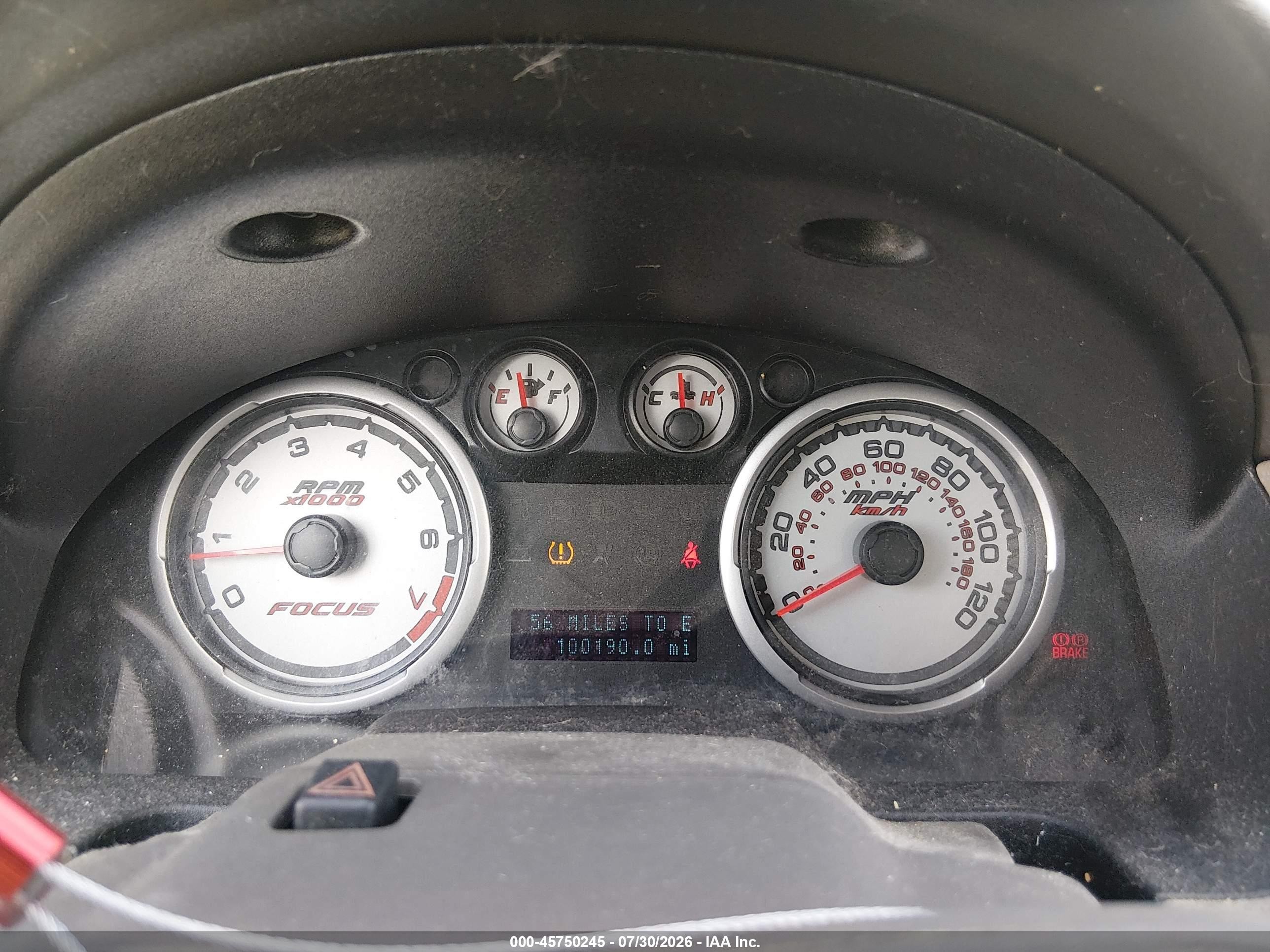 2010 Ford Focus Se Red vin: 1FAHP3FN2AW279460