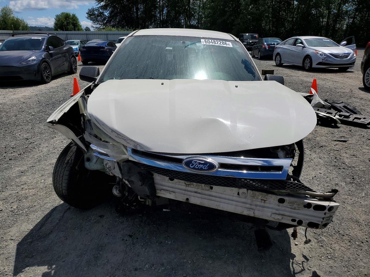 2011 Ford Focus Se White vin: 1FAHP3FN2BW152810