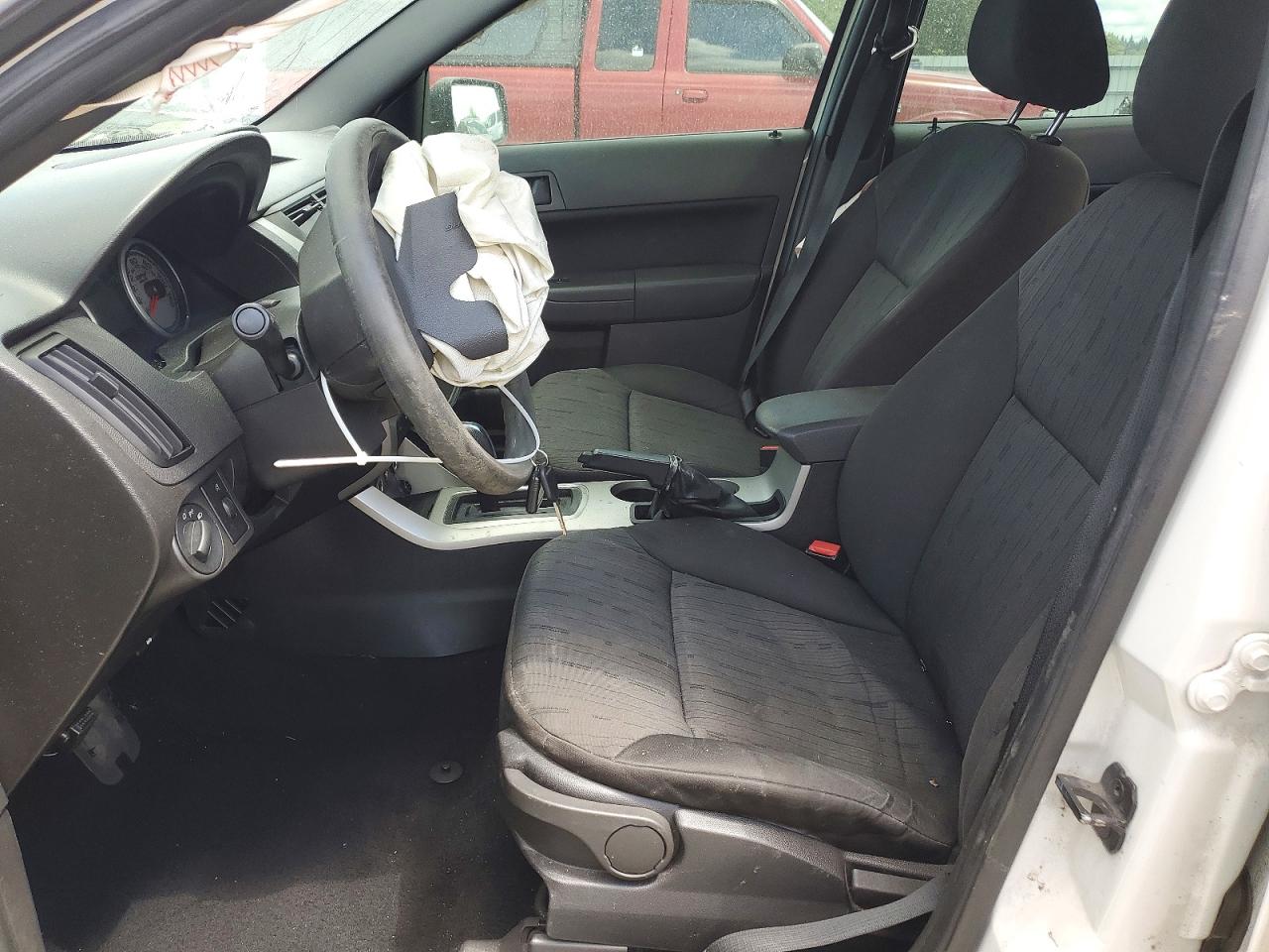 2011 Ford Focus Se White vin: 1FAHP3FN2BW152810