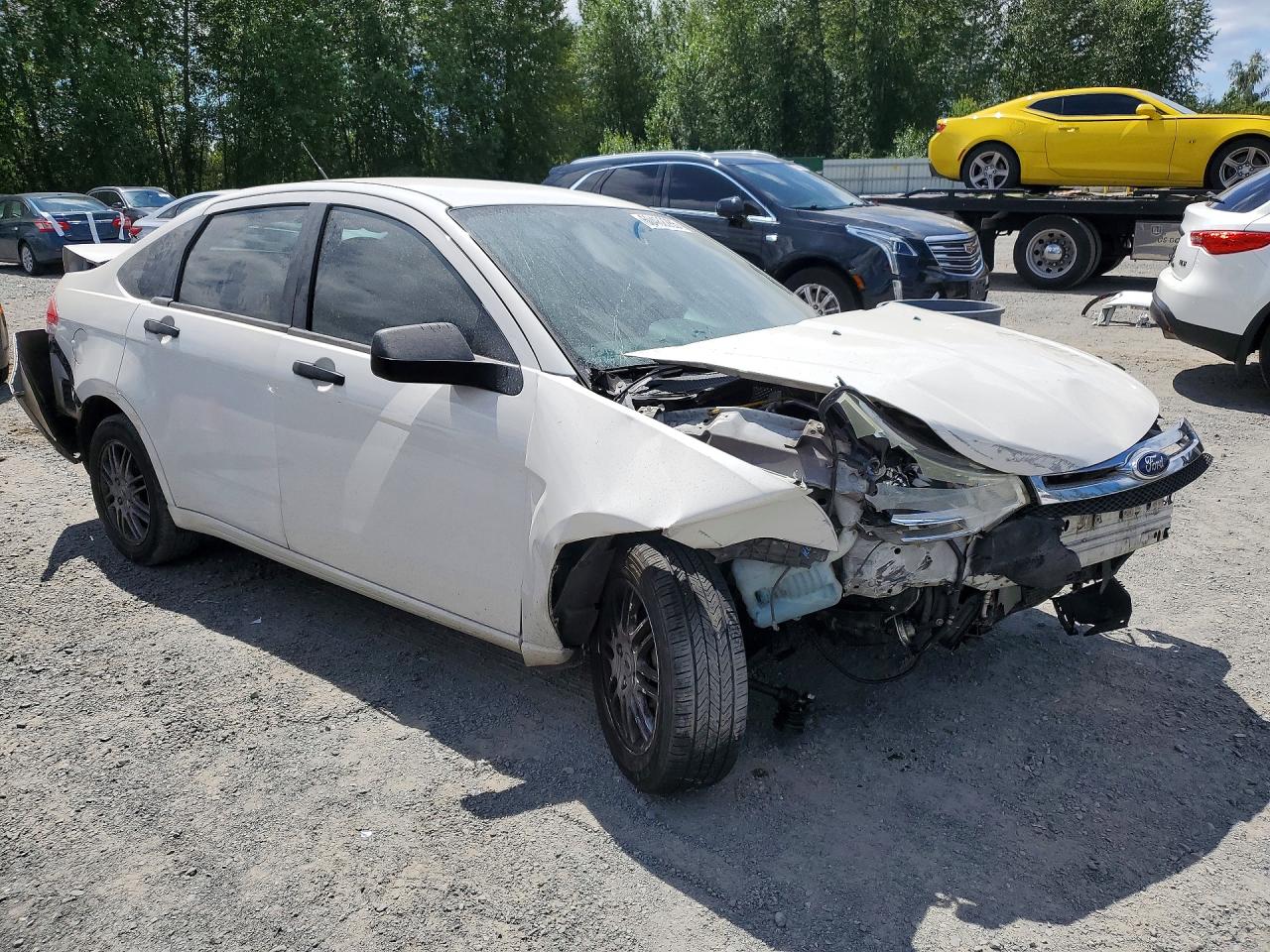 2011 Ford Focus Se White vin: 1FAHP3FN2BW152810