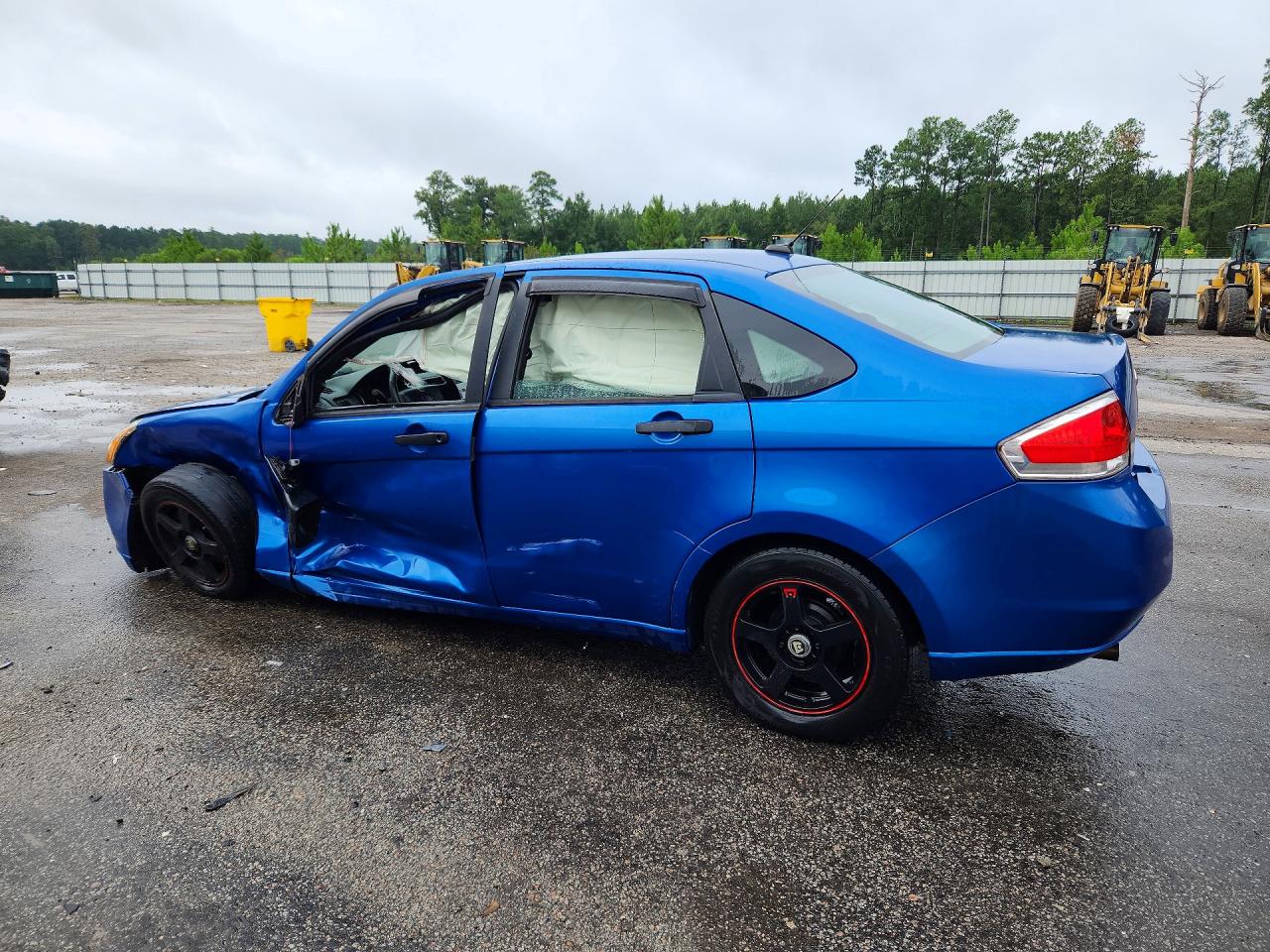 2011 Ford Focus Se Blue vin: 1FAHP3FN2BW157117