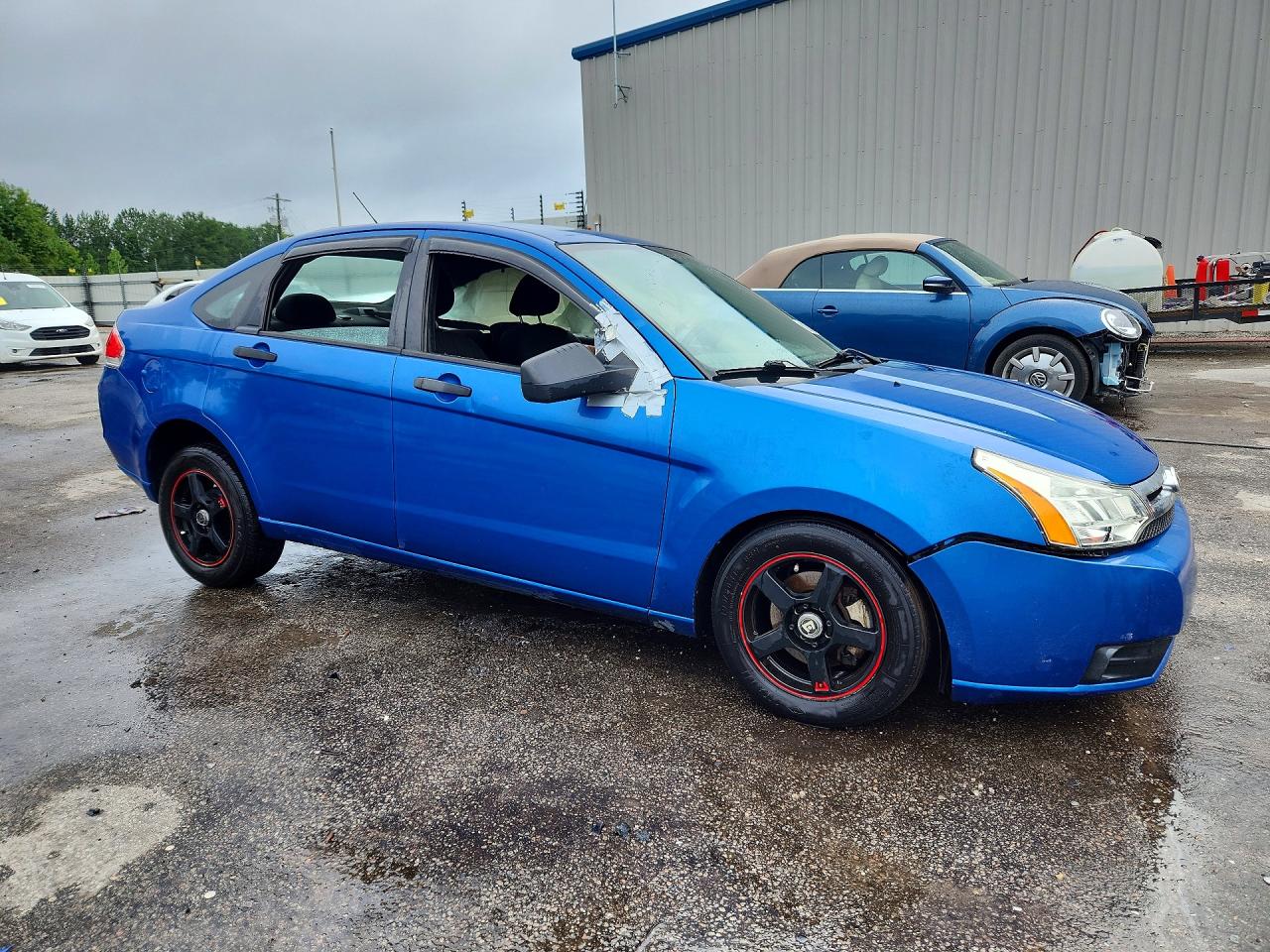 2011 Ford Focus Se Blue vin: 1FAHP3FN2BW157117