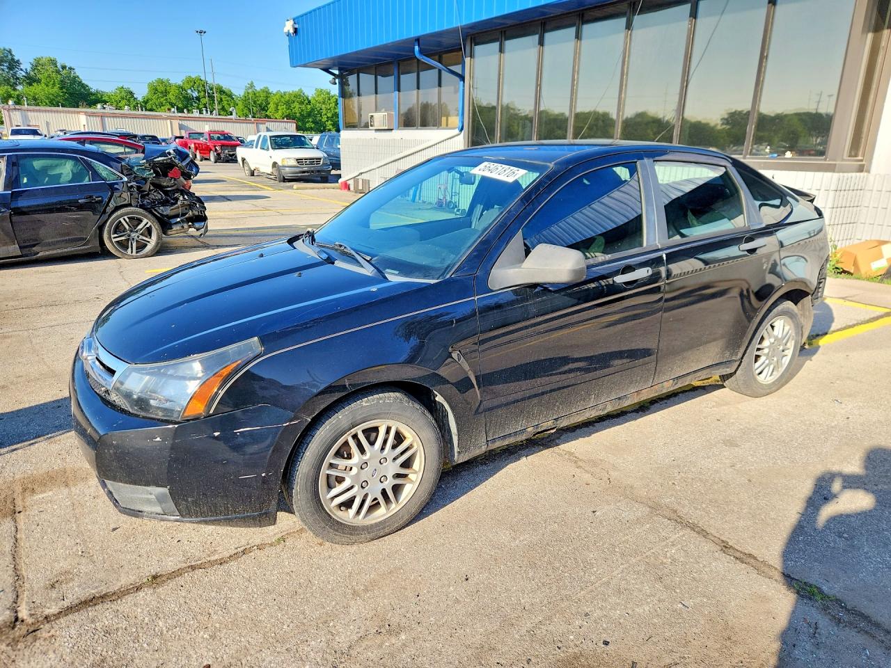 2011 Ford Focus Se Black vin: 1FAHP3FN2BW160860