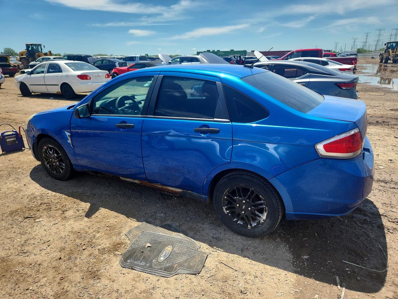 2011 Ford Focus Se Blue vin: 1FAHP3FN2BW175701