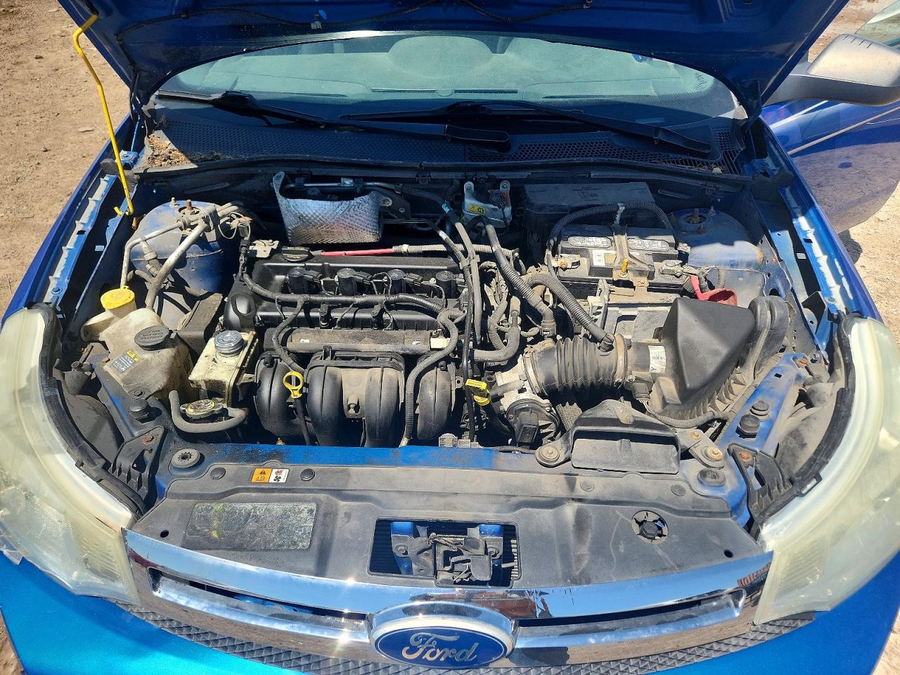 2011 Ford Focus Se Blue vin: 1FAHP3FN2BW175701