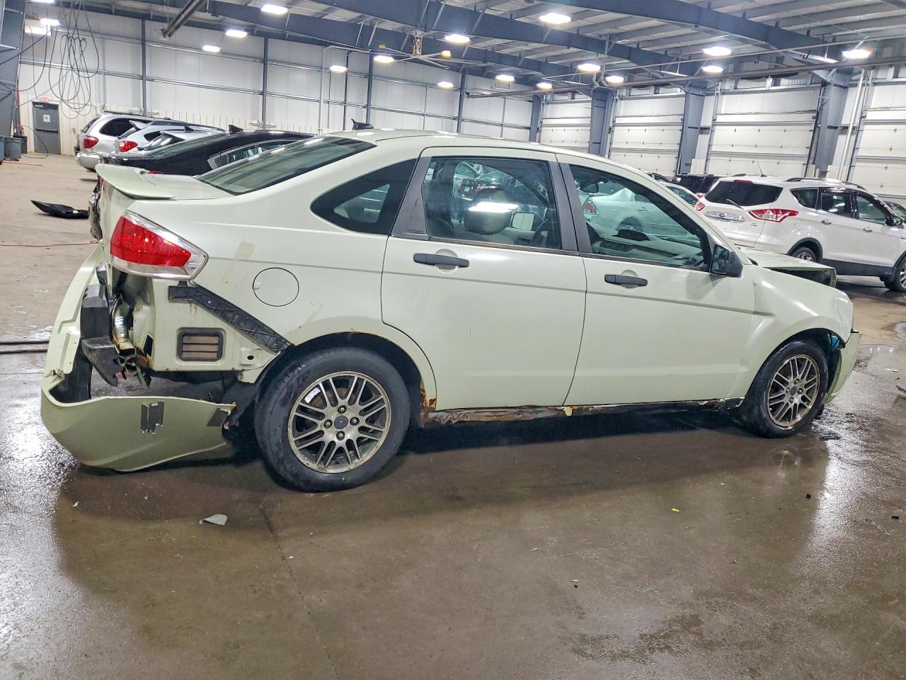 2010 Ford Focus Se Green vin: 1FAHP3FN3AW186978