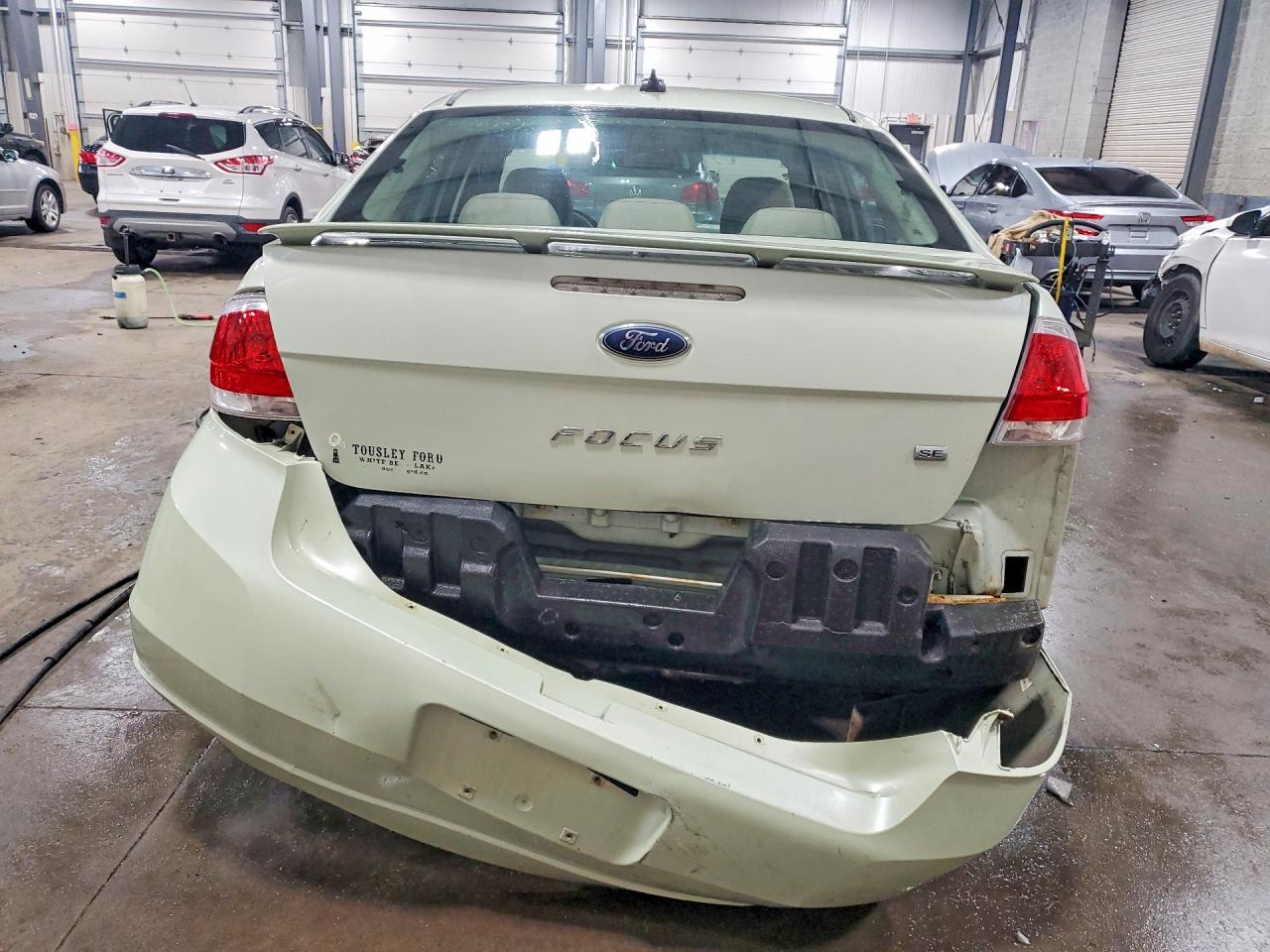 2010 Ford Focus Se Green vin: 1FAHP3FN3AW186978