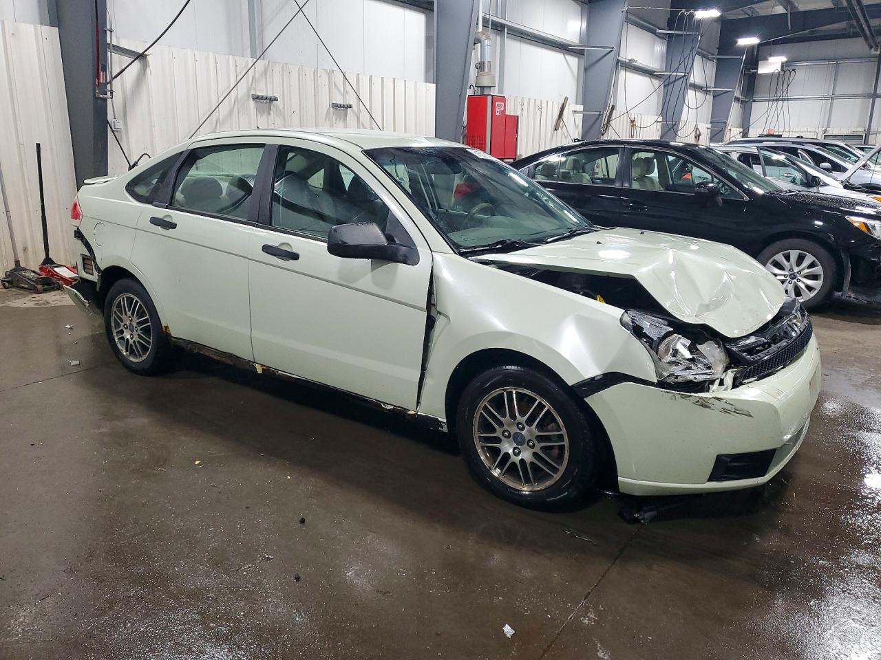 2010 Ford Focus Se Green vin: 1FAHP3FN3AW186978