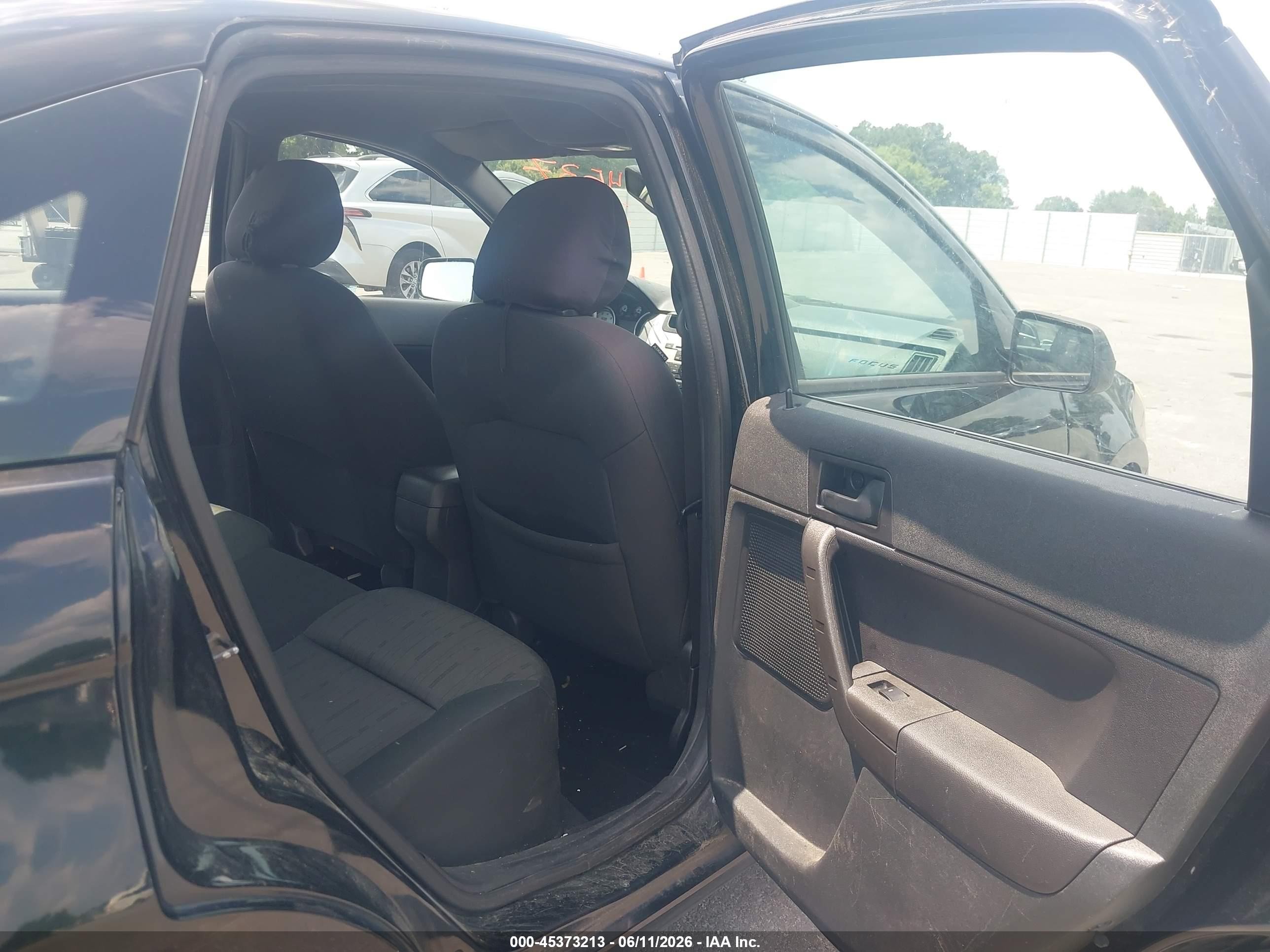 2010 Ford Focus Se Black vin: 1FAHP3FN3AW198709