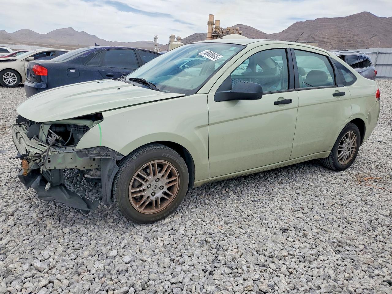 2010 Ford Focus Se Green vin: 1FAHP3FN3AW201799