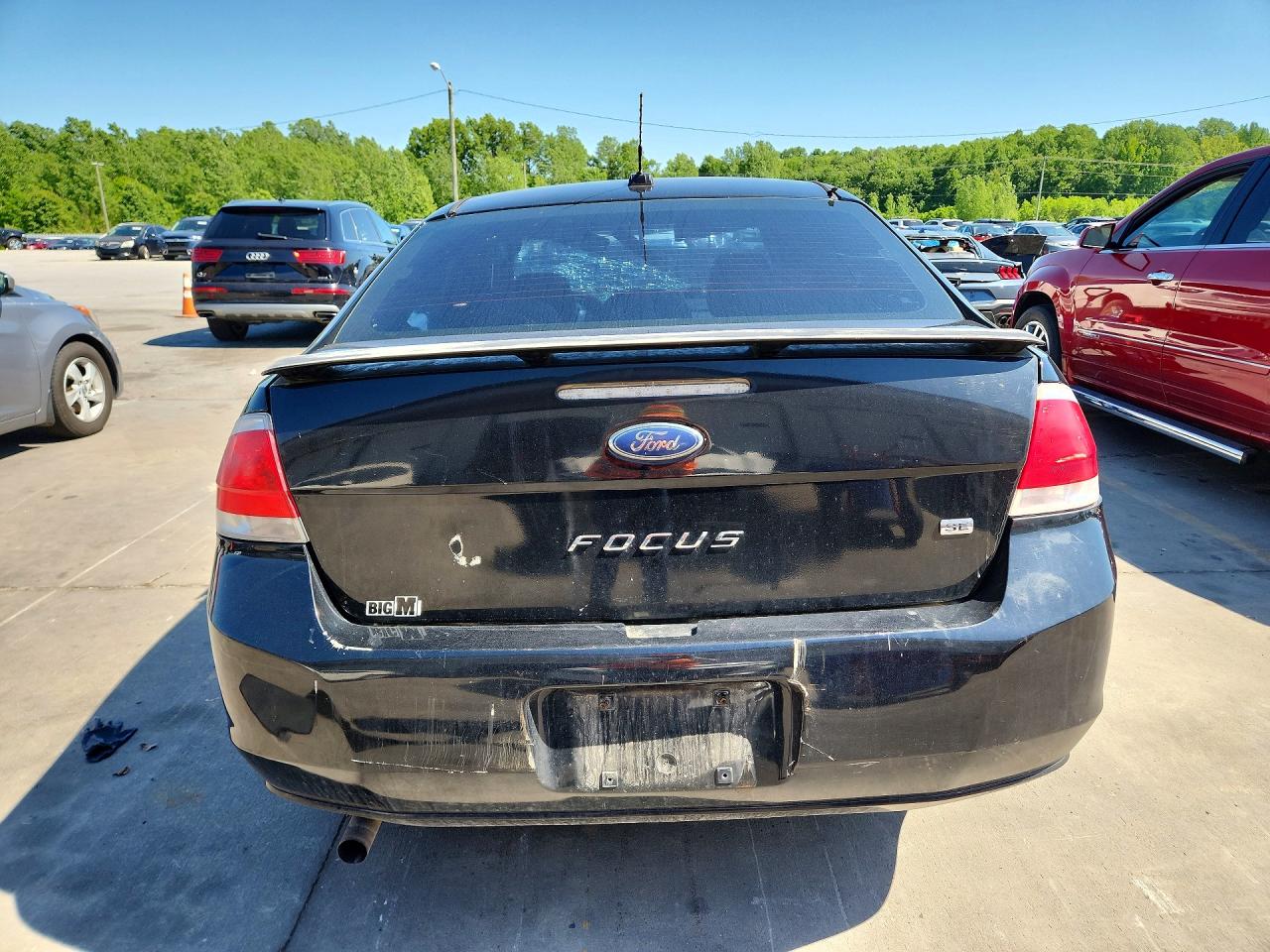2010 Ford Focus Black vin: 1FAHP3FN3AW204010