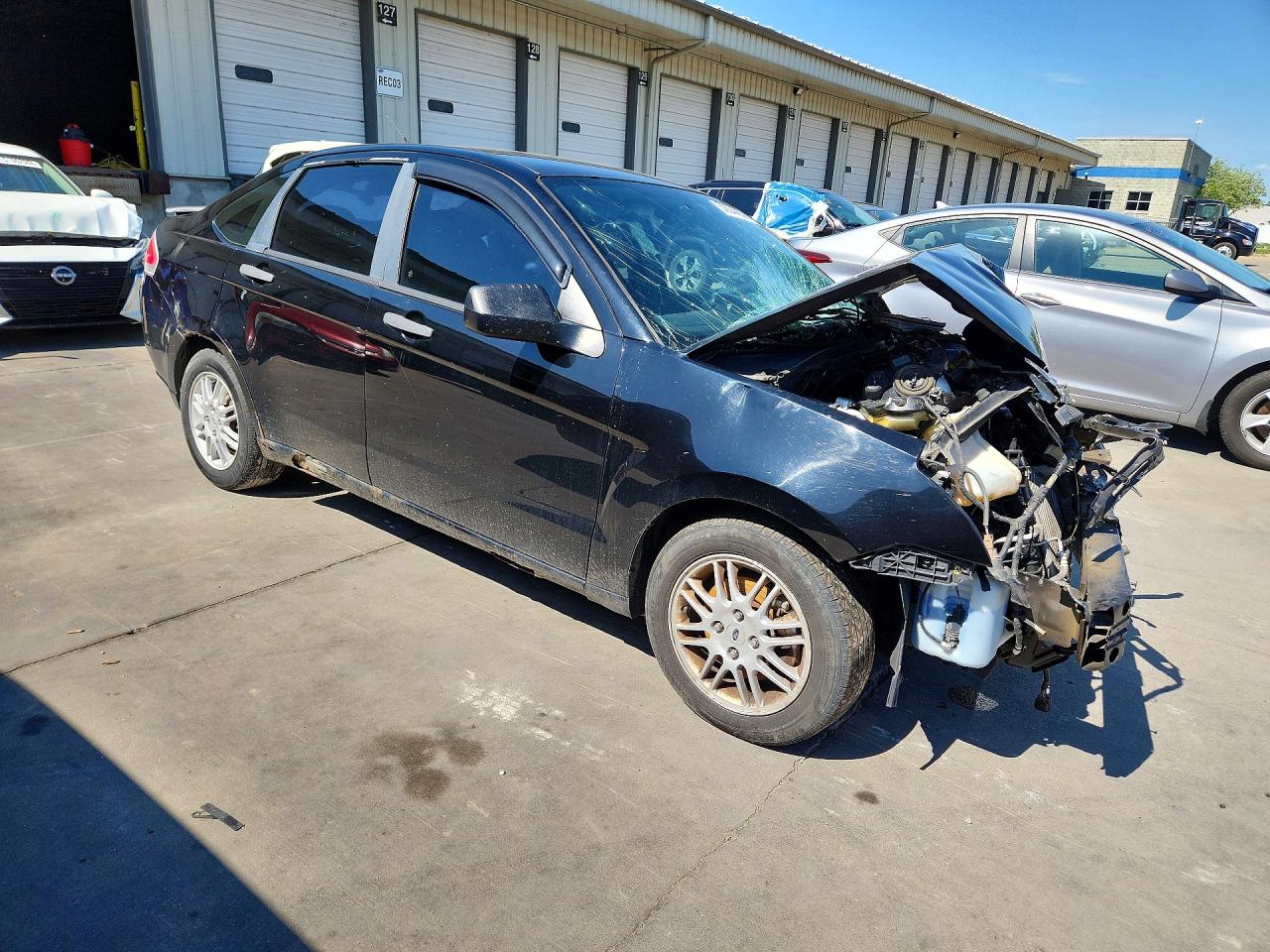 2010 Ford Focus Black vin: 1FAHP3FN3AW204010
