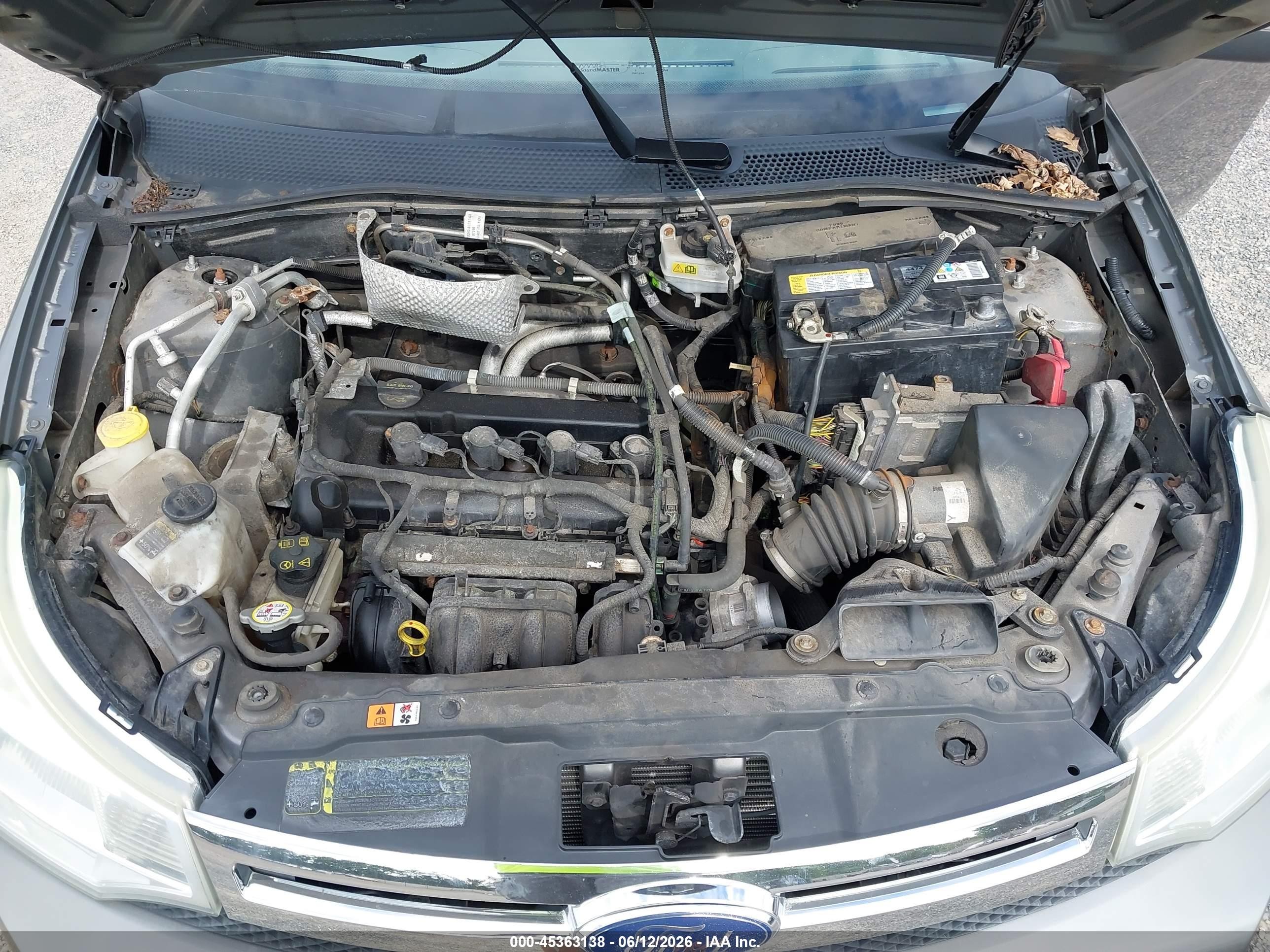 2010 Ford Focus Se Gray vin: 1FAHP3FN3AW239694