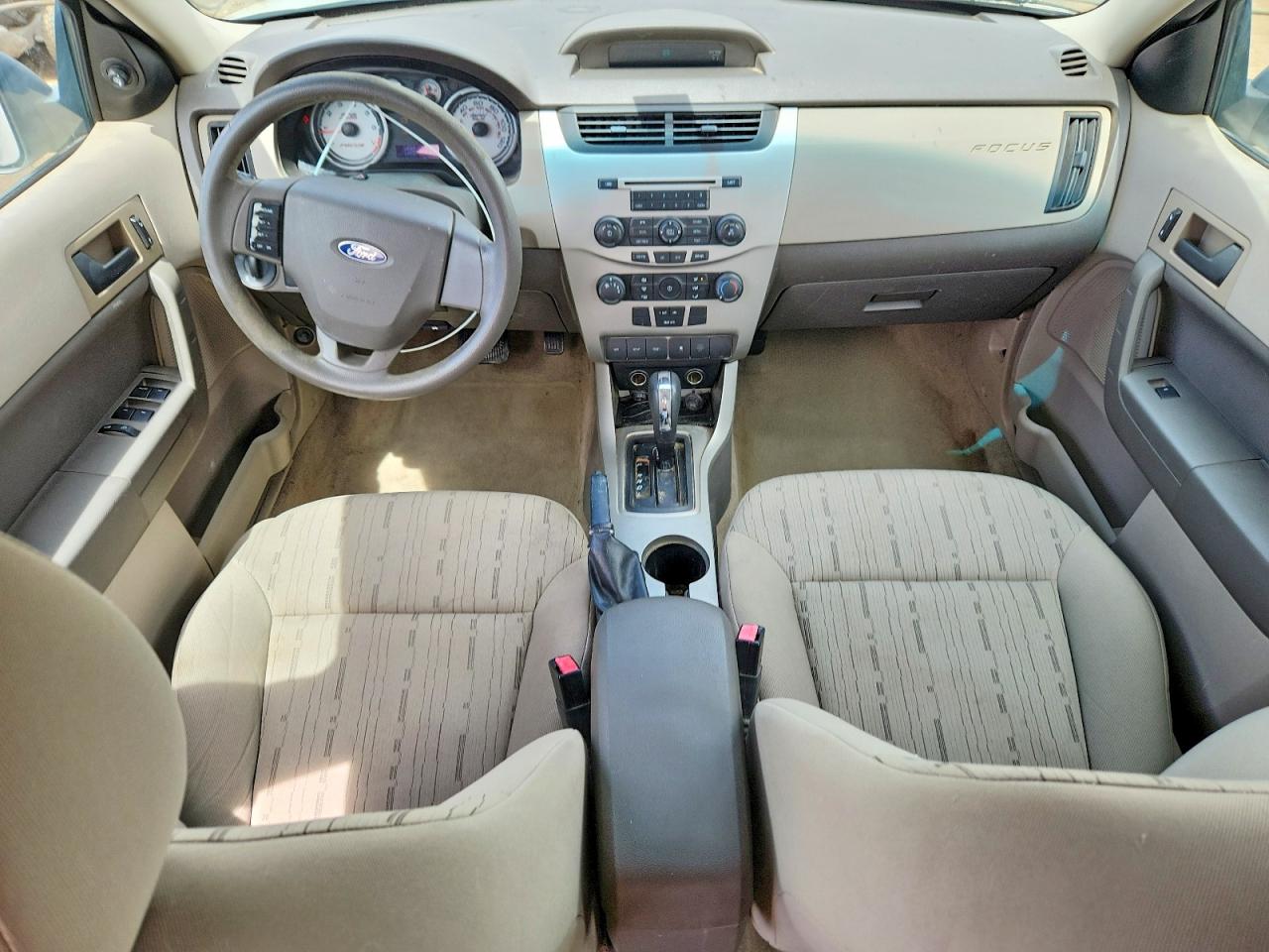 2010 Ford Focus Se White vin: 1FAHP3FN3AW258780