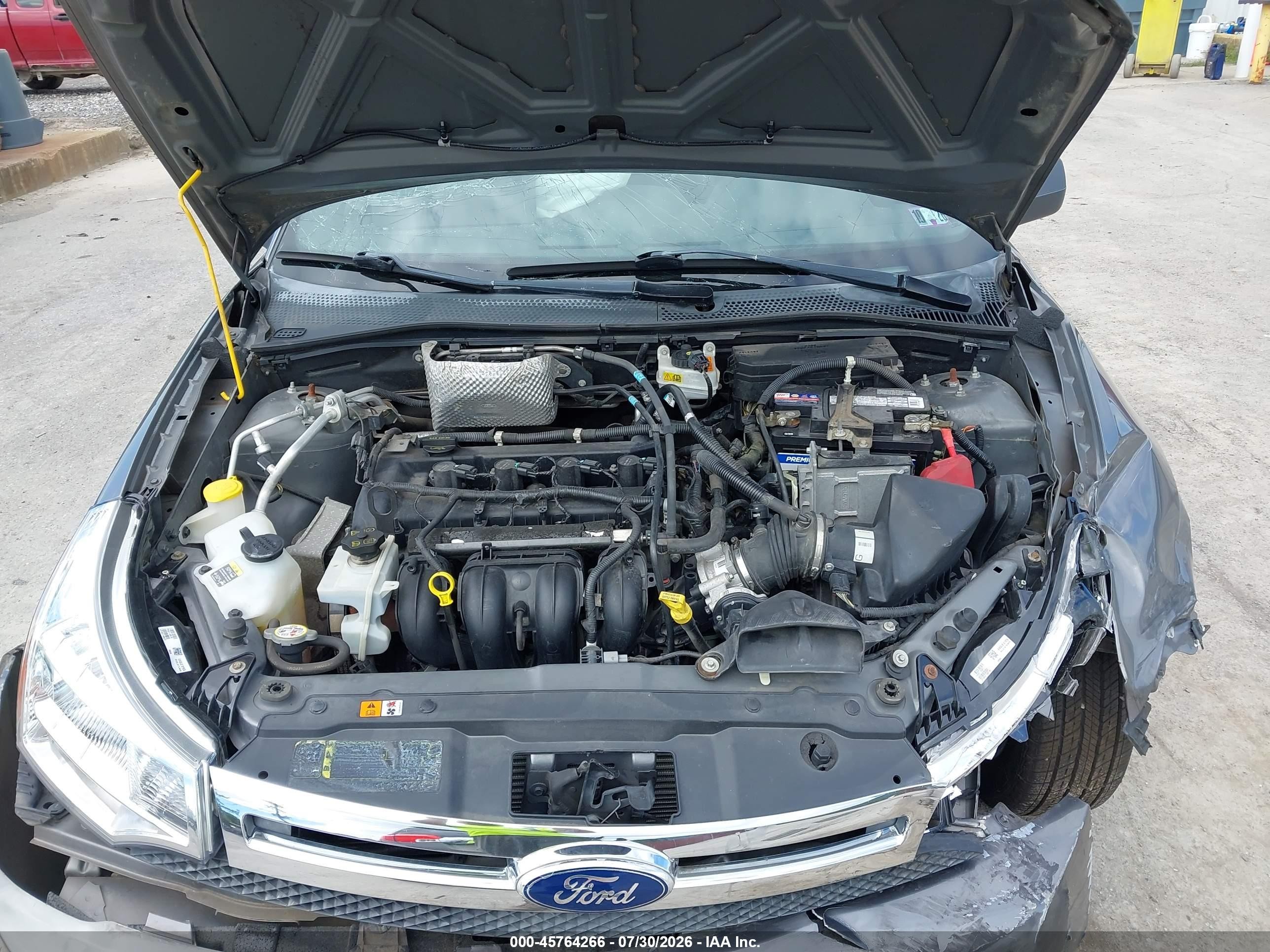 2011 Ford Focus Se Серый vin: 1FAHP3FN3BW104958