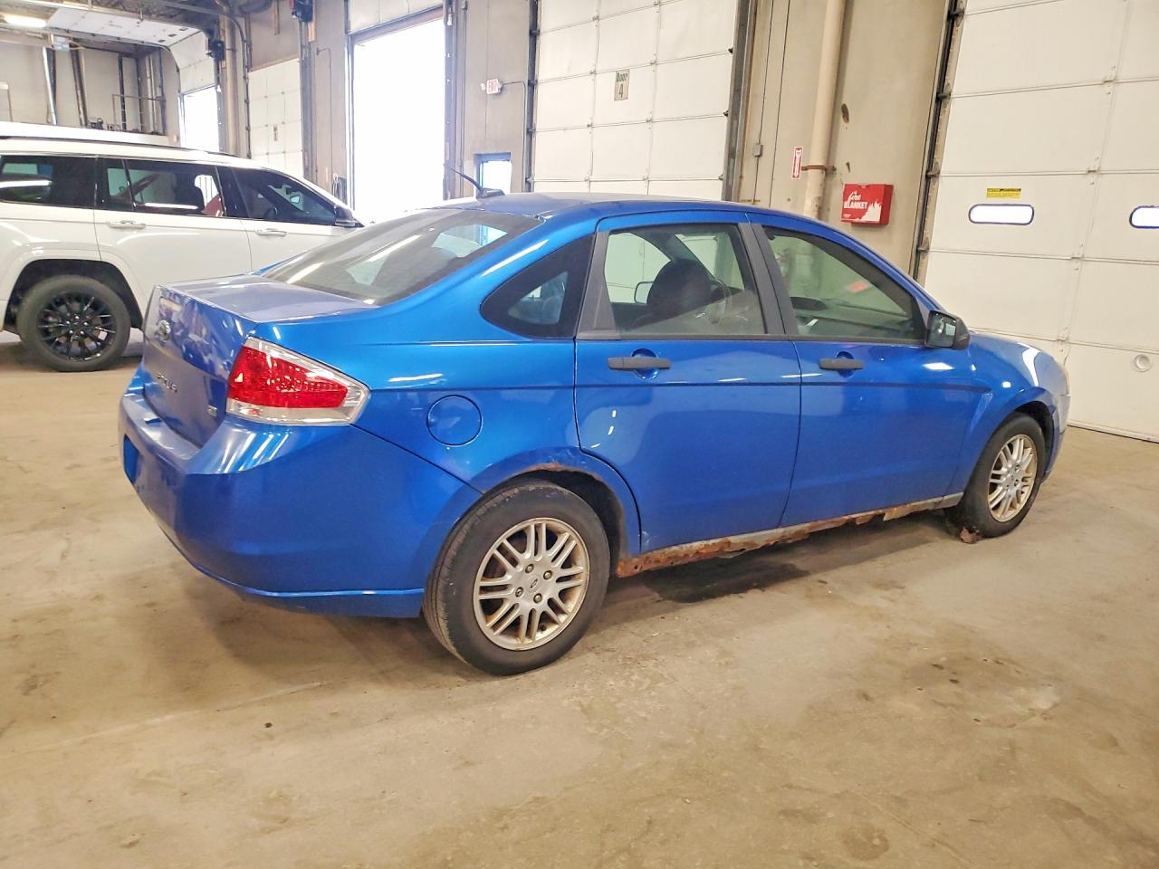 2011 Ford Focus Se Blue vin: 1FAHP3FN3BW131822