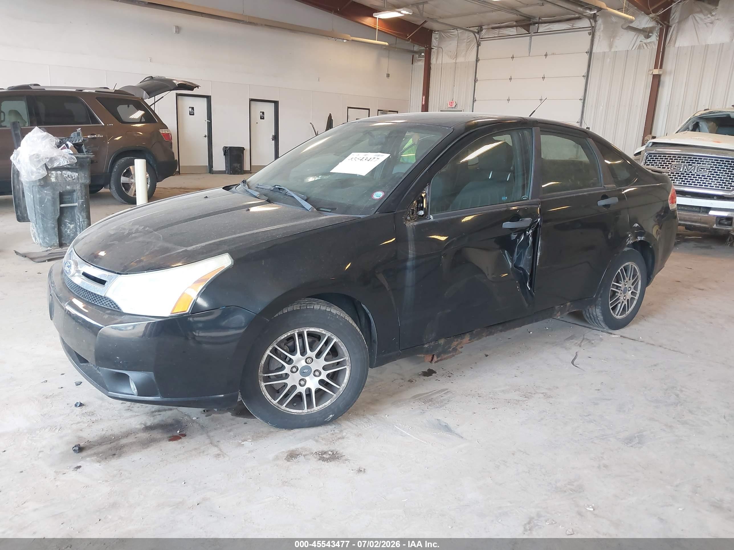 2011 Ford Focus Se Черный vin: 1FAHP3FN3BW146191
