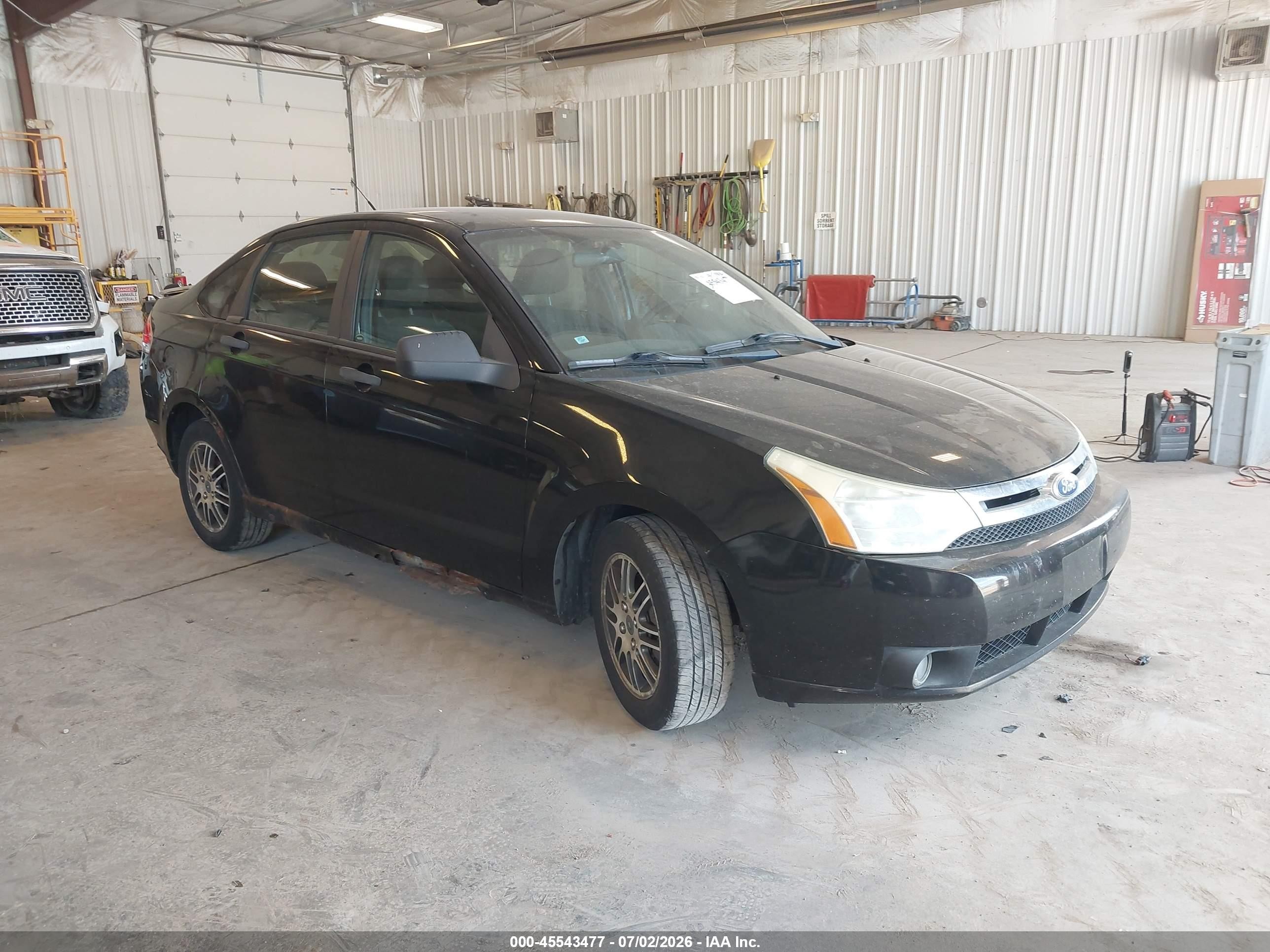 2011 Ford Focus Se Black vin: 1FAHP3FN3BW146191