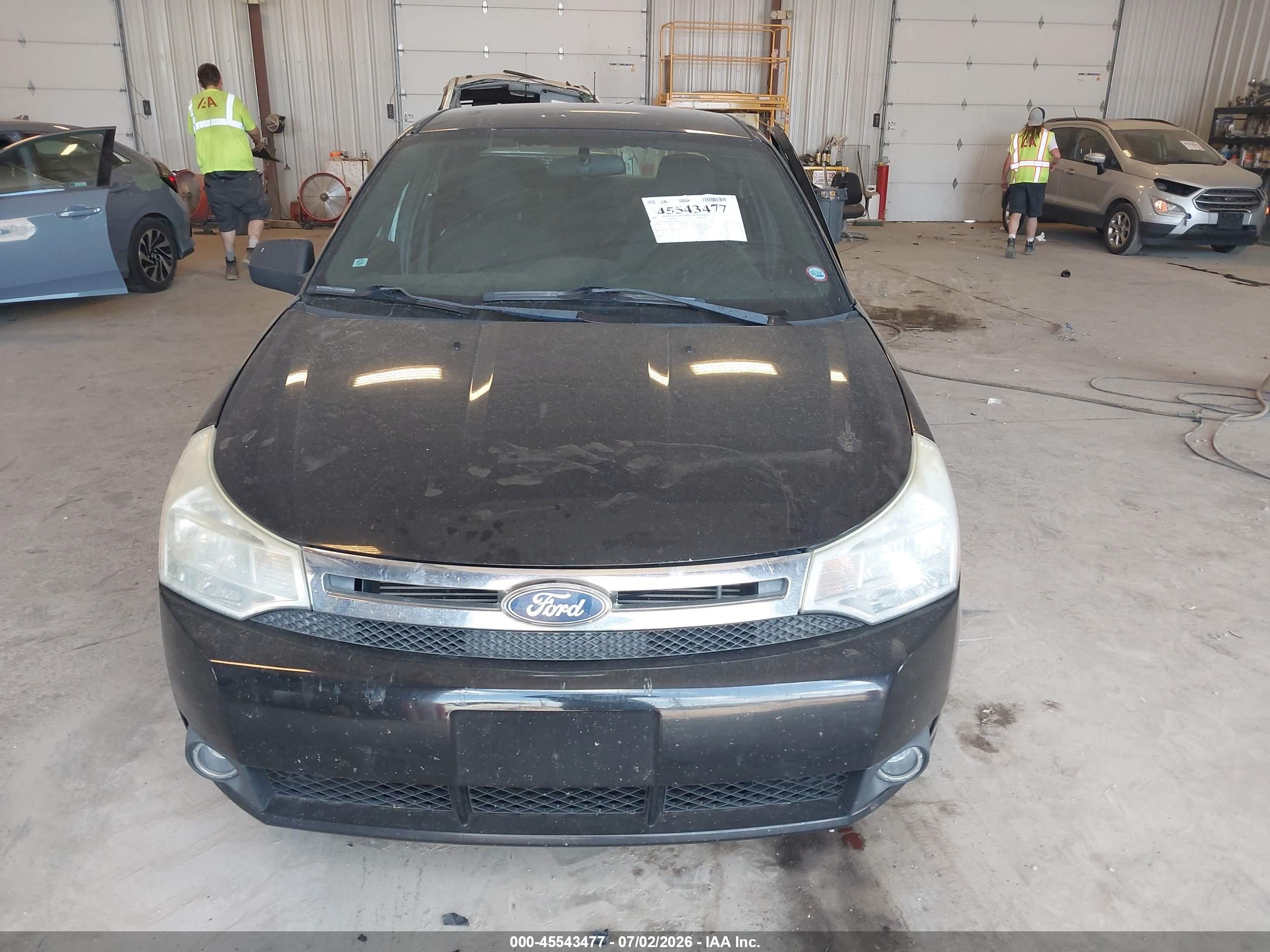 2011 Ford Focus Se Черный vin: 1FAHP3FN3BW146191