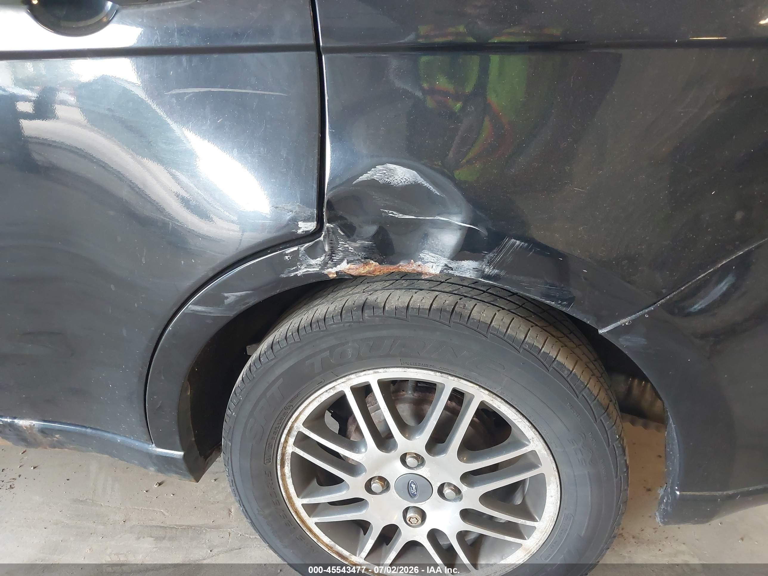 2011 Ford Focus Se Черный vin: 1FAHP3FN3BW146191