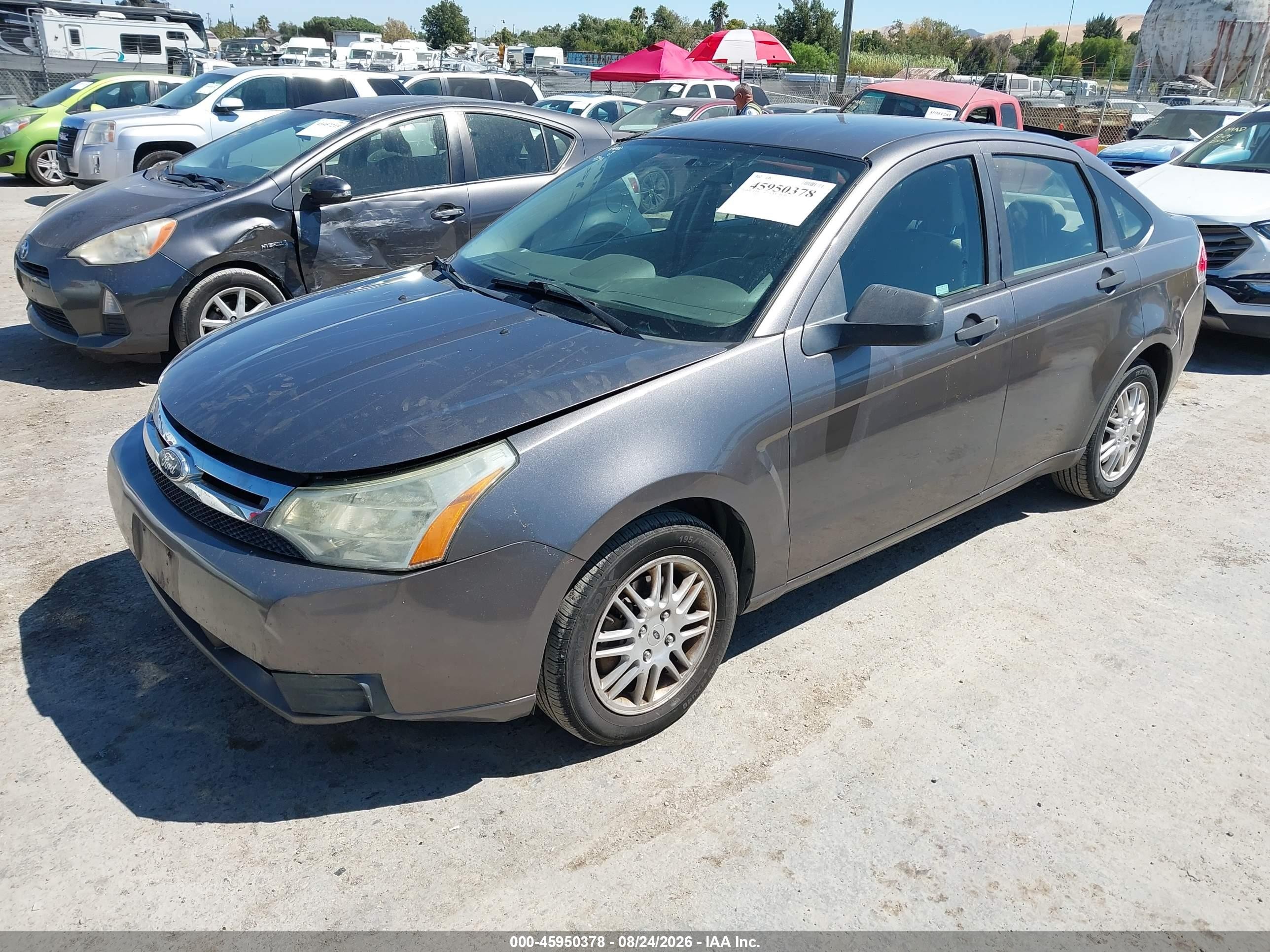 2011 Ford Focus Se Gray vin: 1FAHP3FN3BW150855