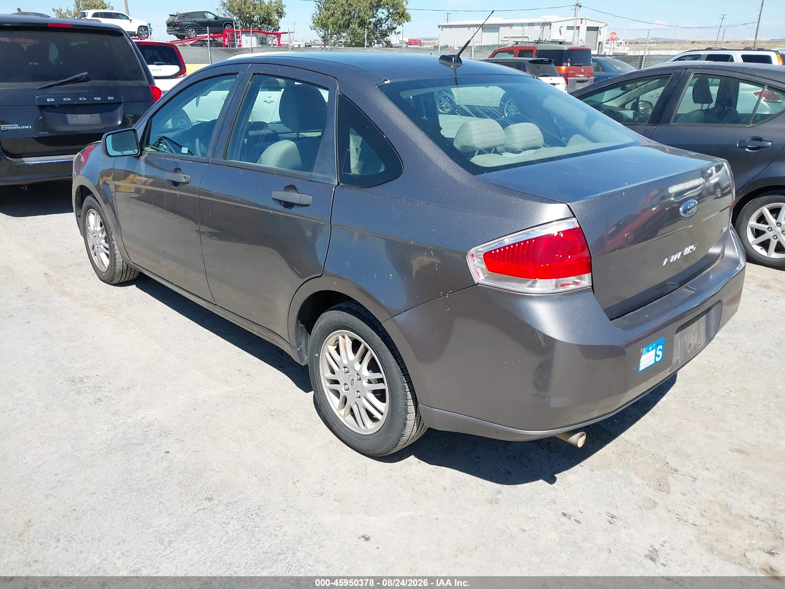 2011 Ford Focus Se Gray vin: 1FAHP3FN3BW150855
